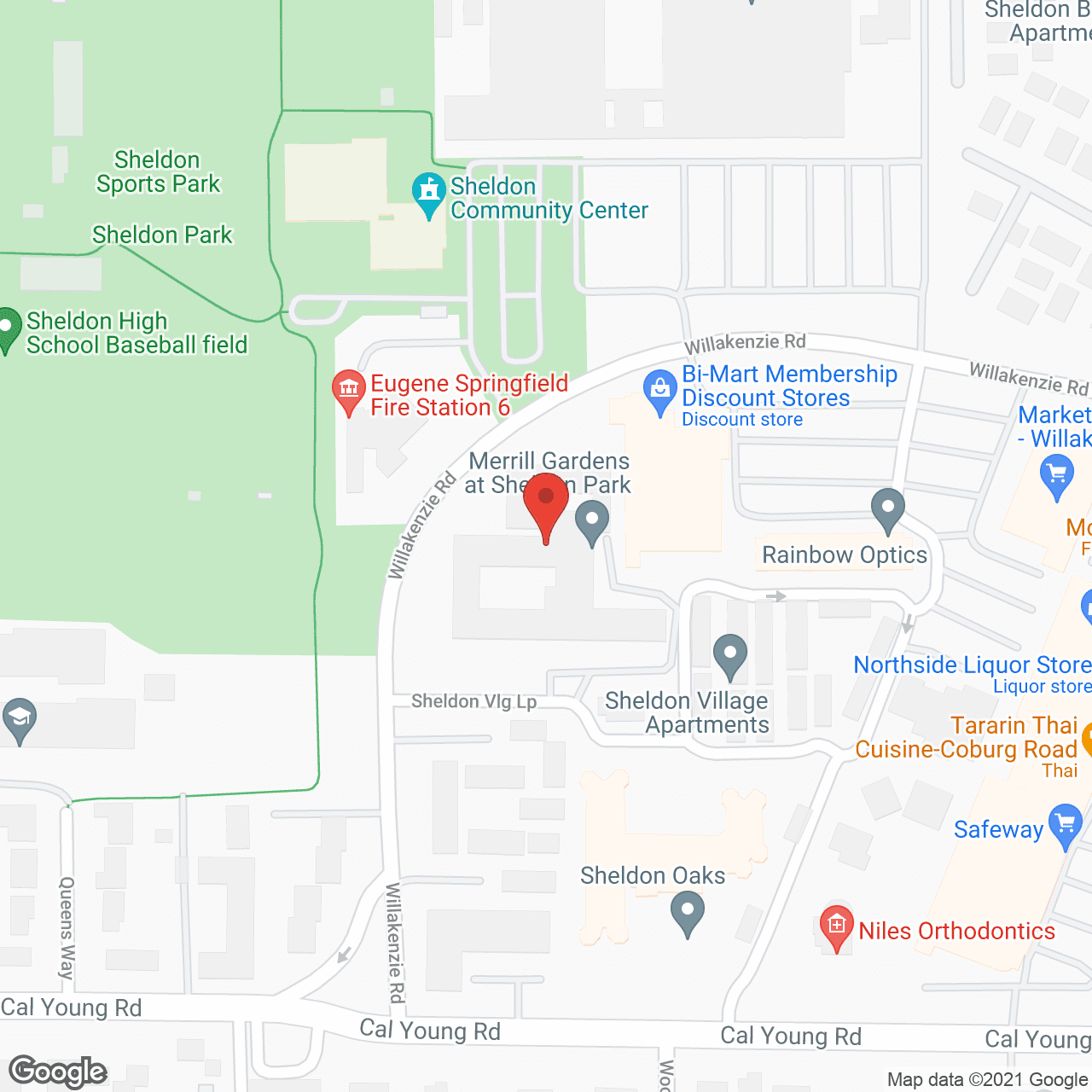 Merrill Gardens at Sheldon Park in google map