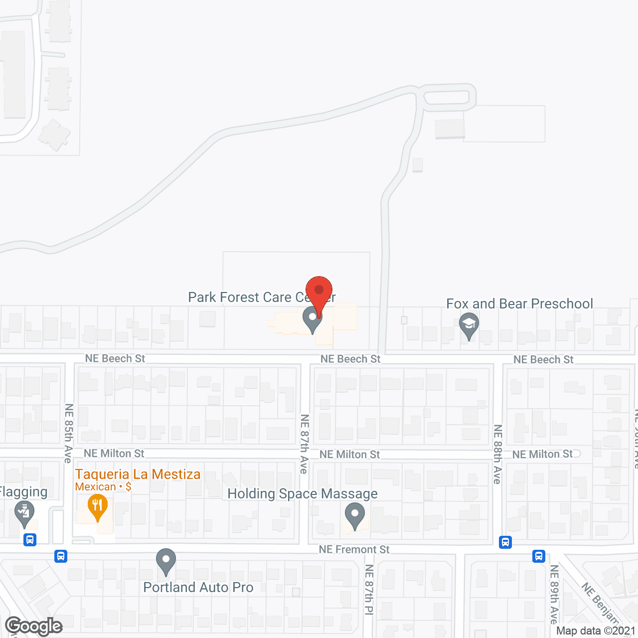 Park Forest Care Center in google map