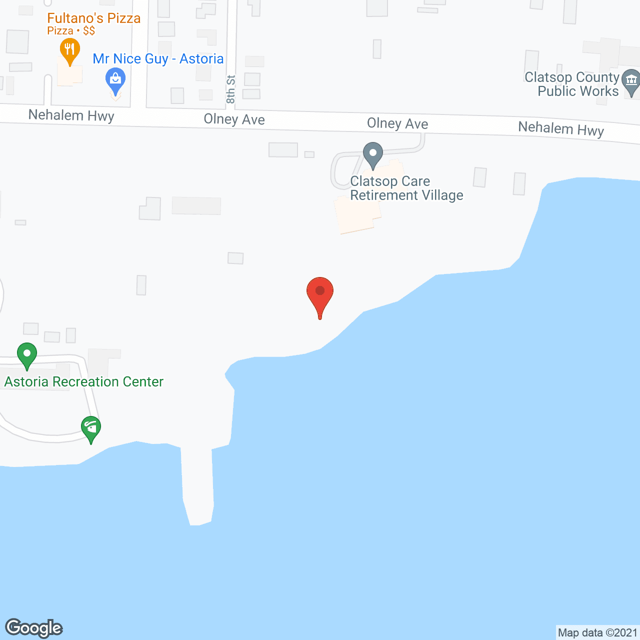Clatsop Care Retirement Village in google map