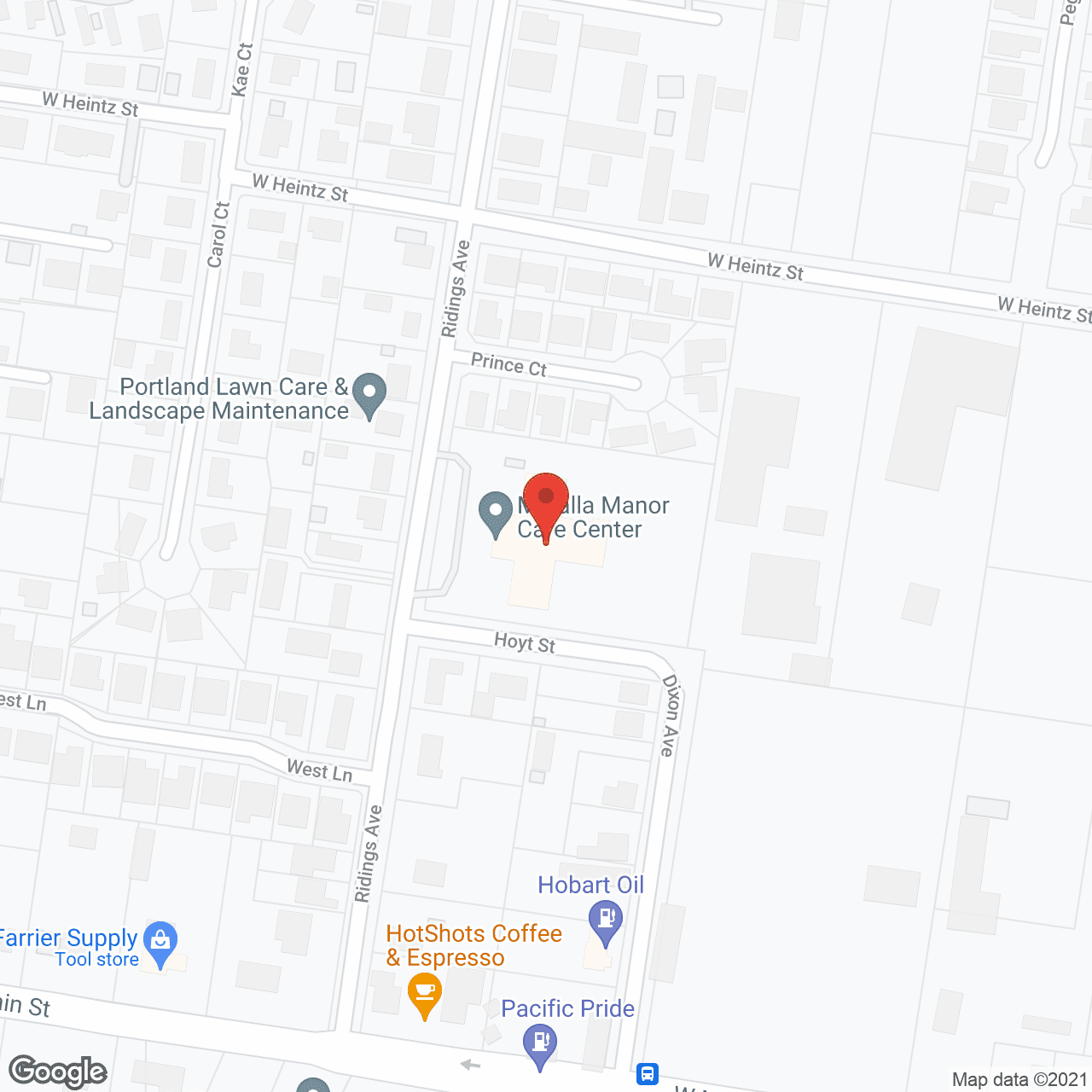 Woodside Post Acute in google map