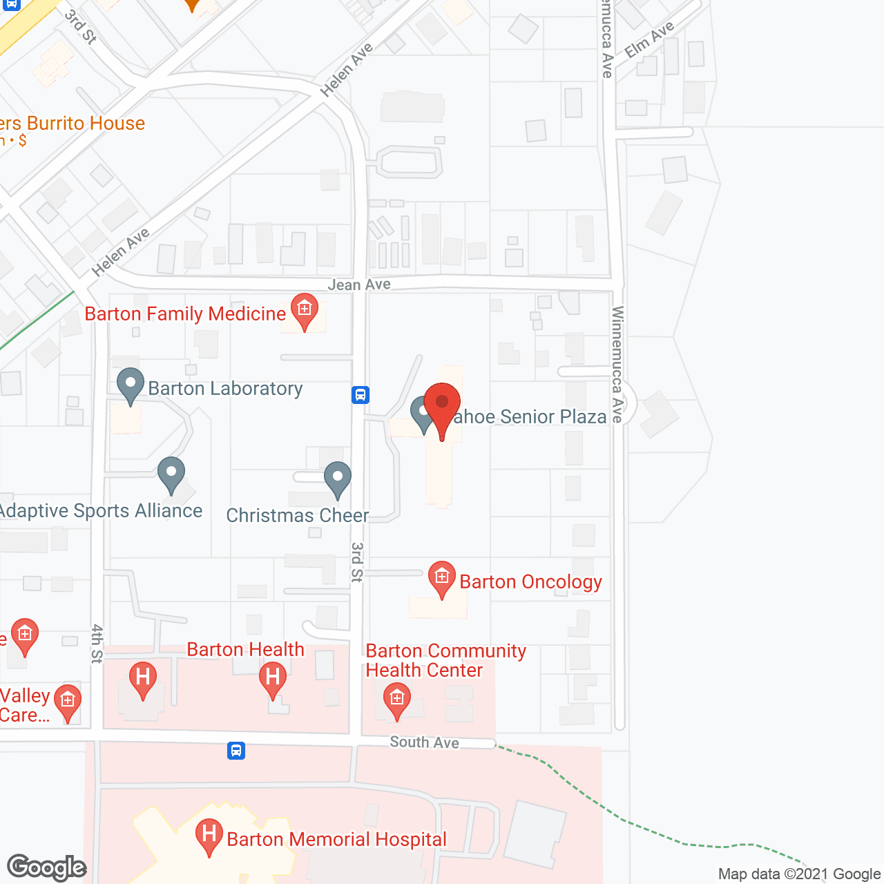 Tahoe Senior Plaza in google map