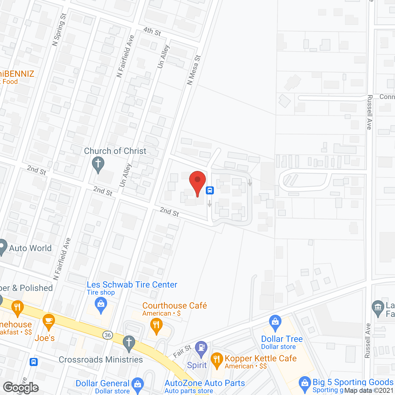 Lassen Manor in google map