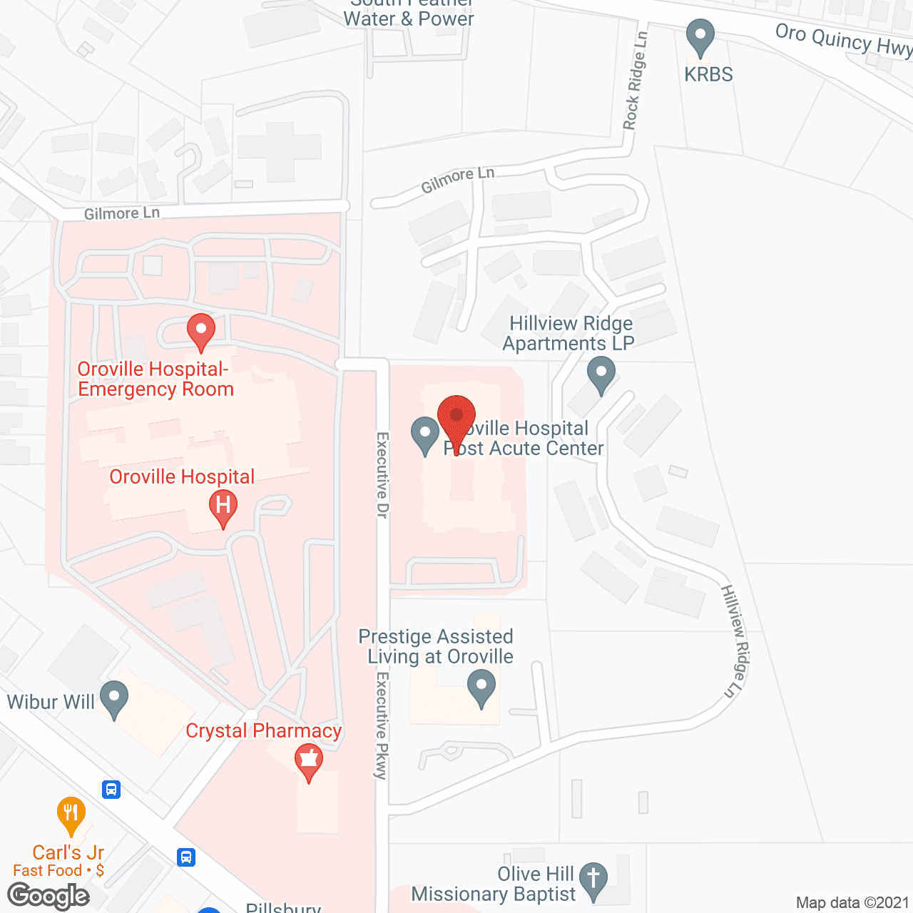 Olive Ridge Care Ctr in google map