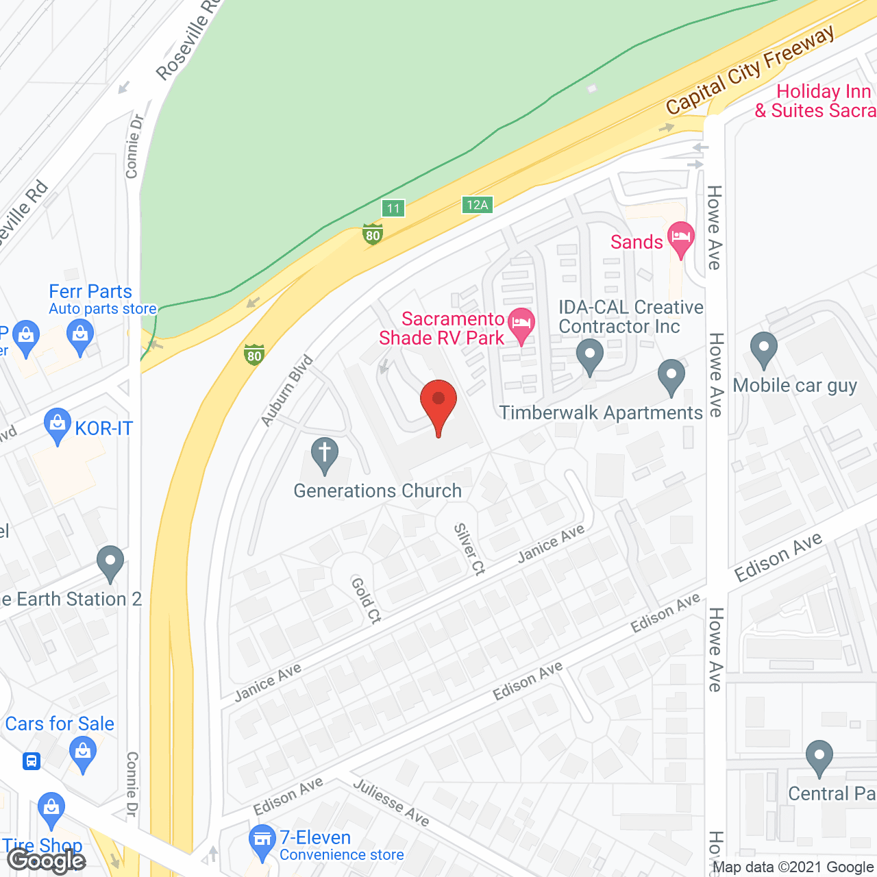 Auburn Square Senior Residence in google map