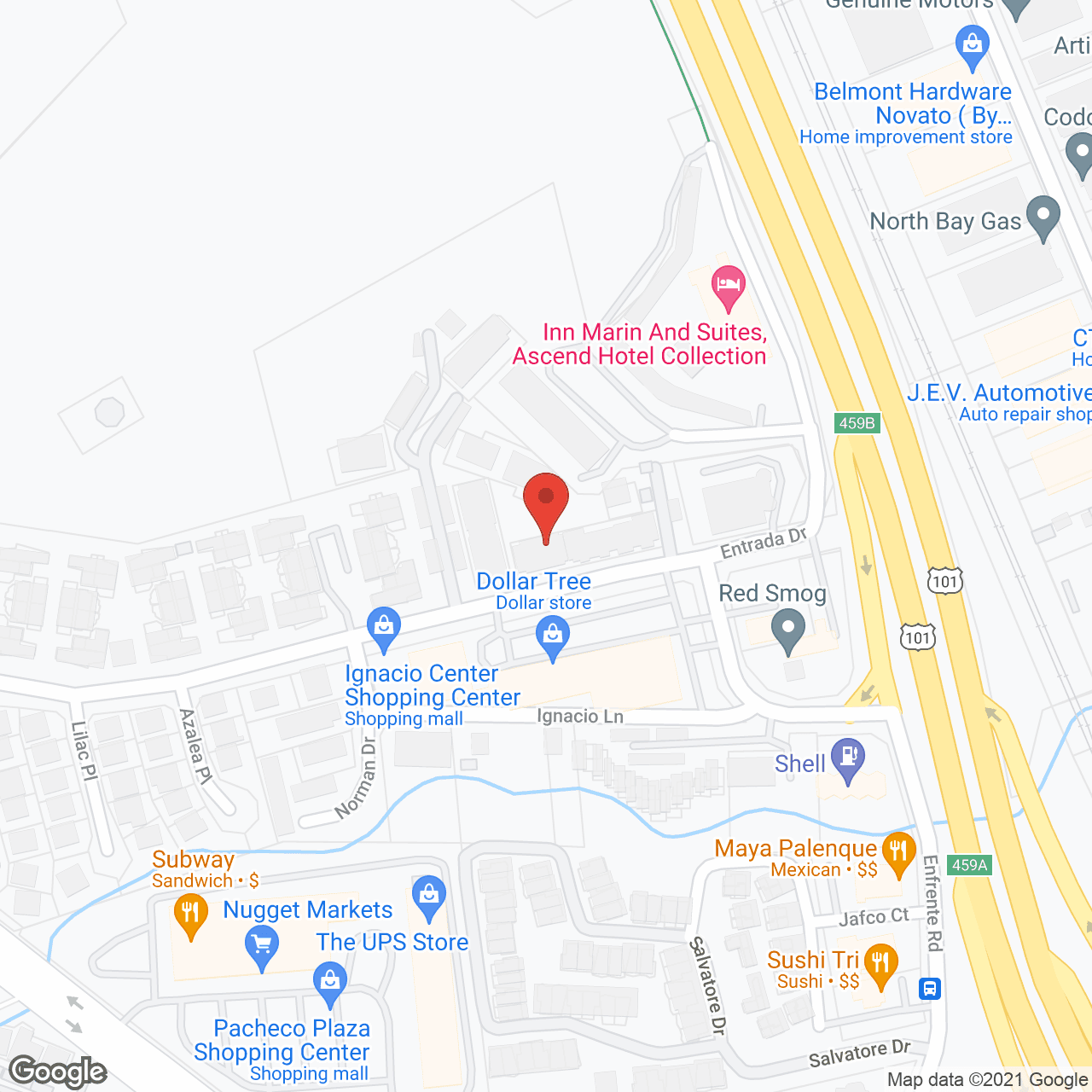 La Casa Novato Apartments in google map