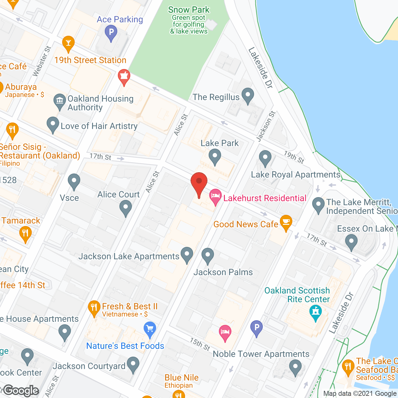 Lakehurst Residential Hotel in google map