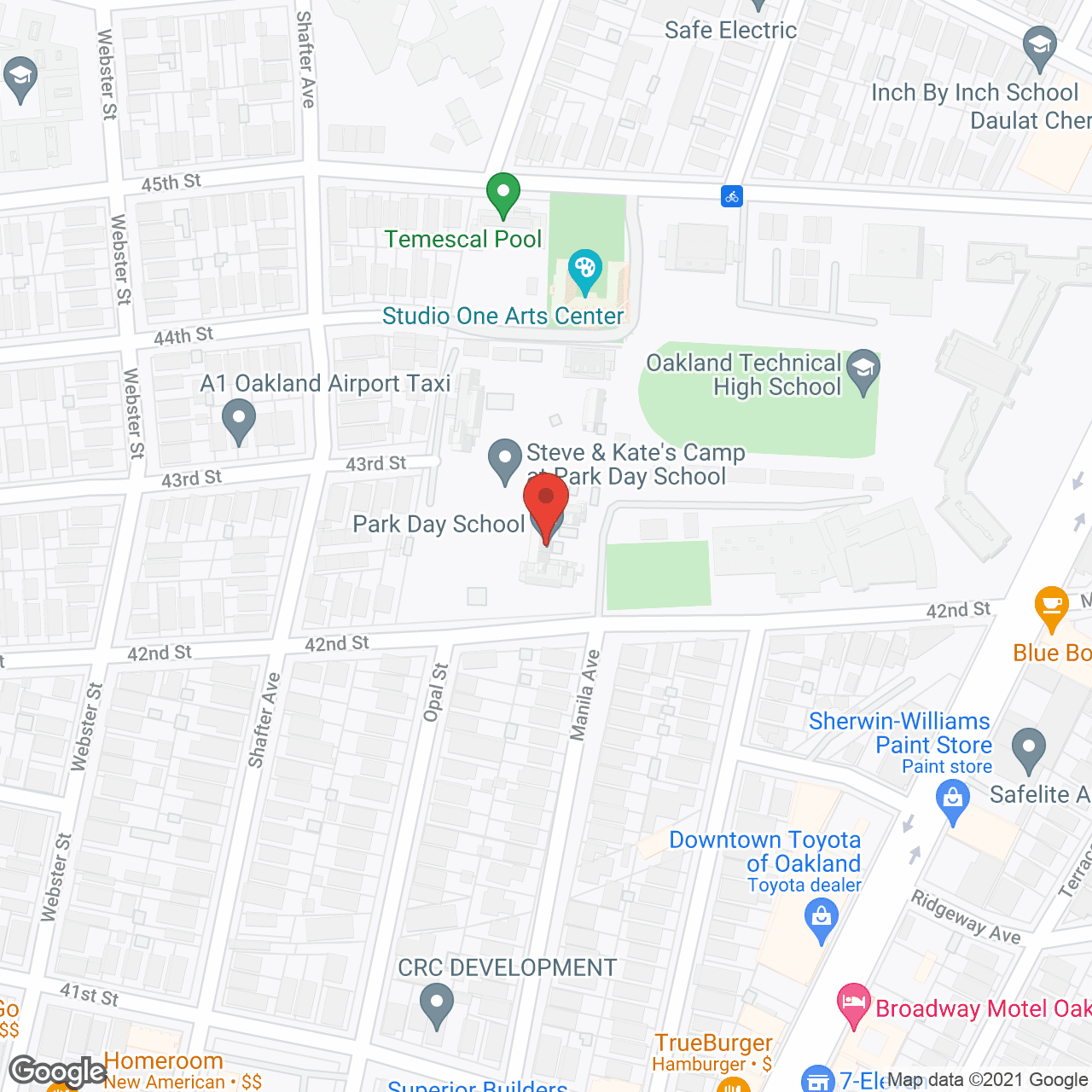 Ladies Home Society of Oakland in google map