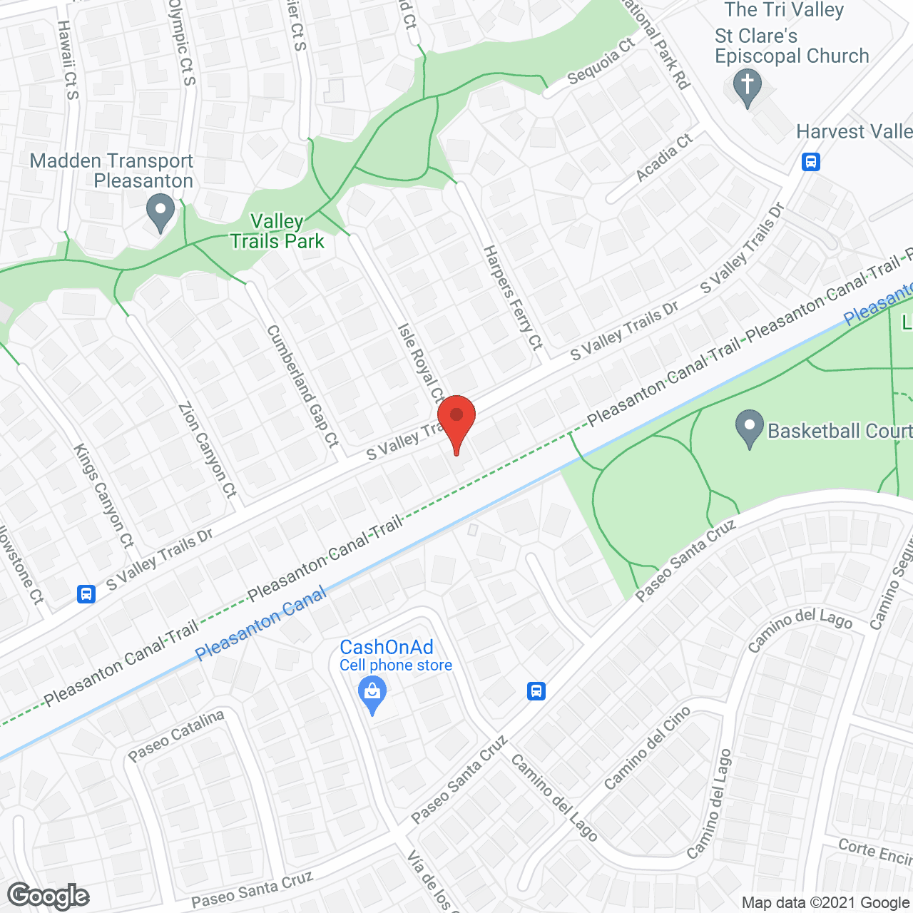 New Haven Care Home Pleasanton in google map