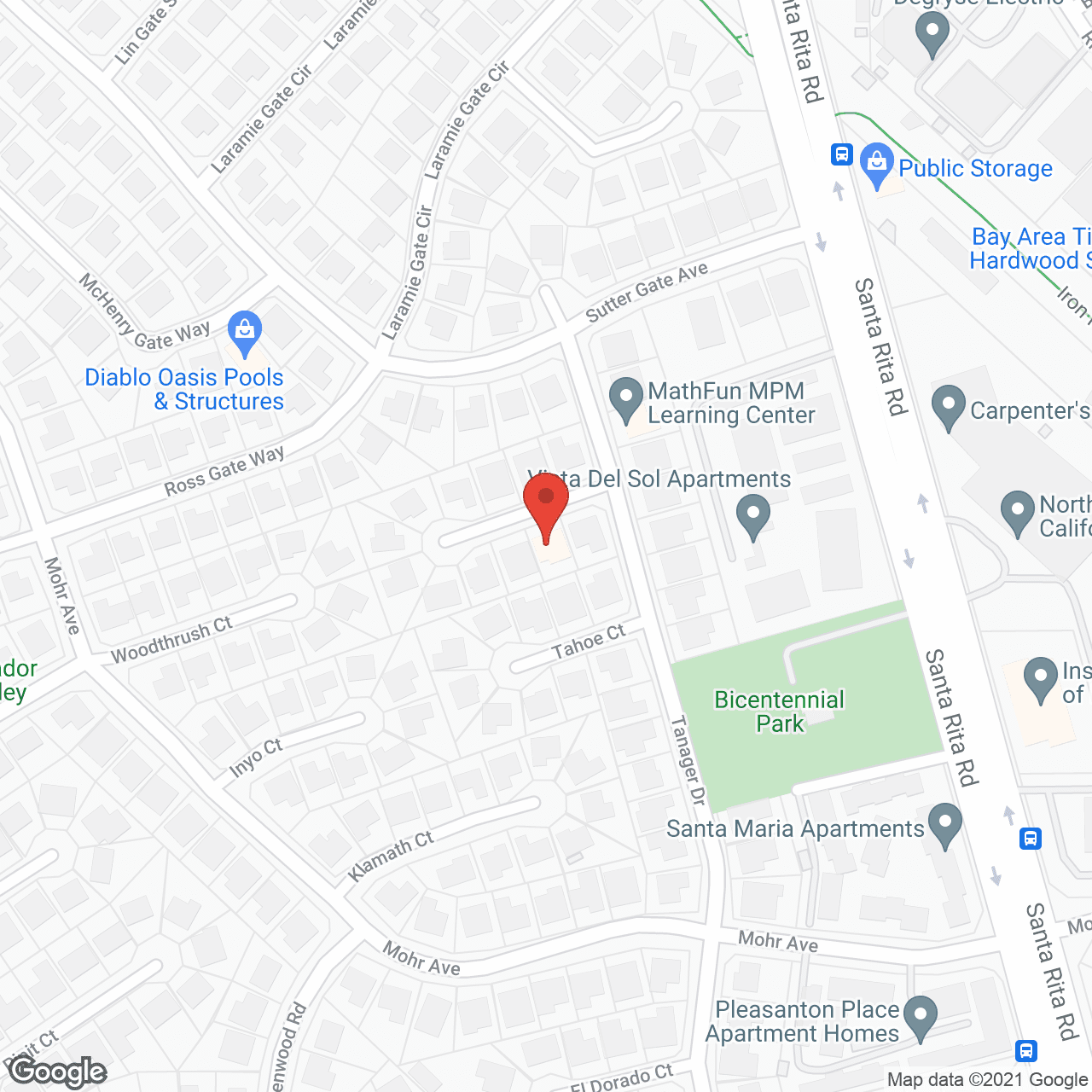 J and J Residential Care Homes in google map