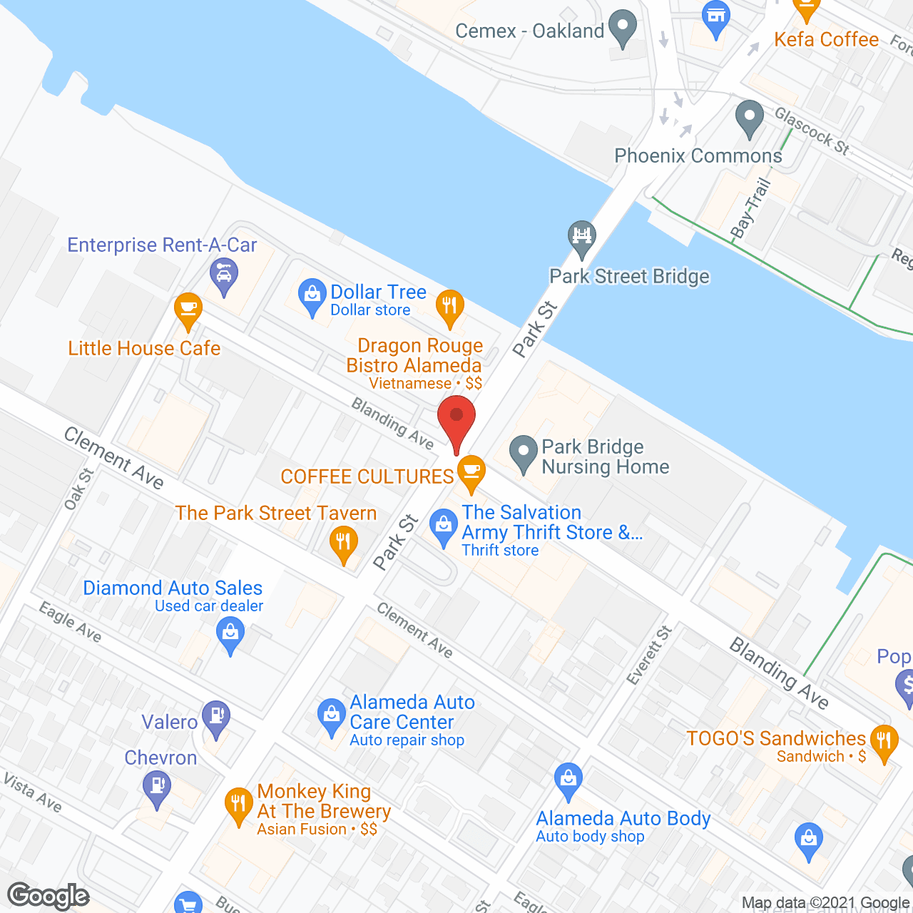 Park Bridge Nursing Home in google map