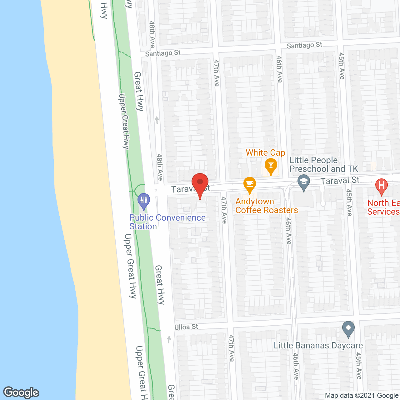 Taraval Residential Care Home in google map