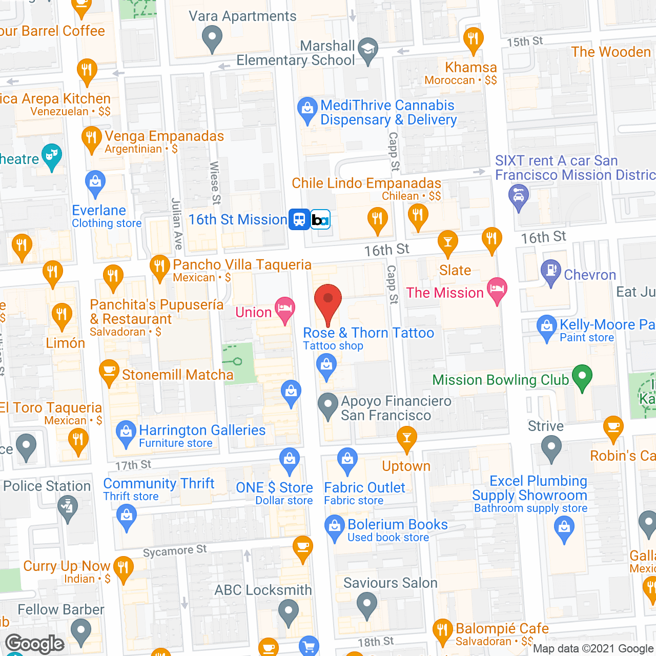 Mission Plaza Apartments in google map