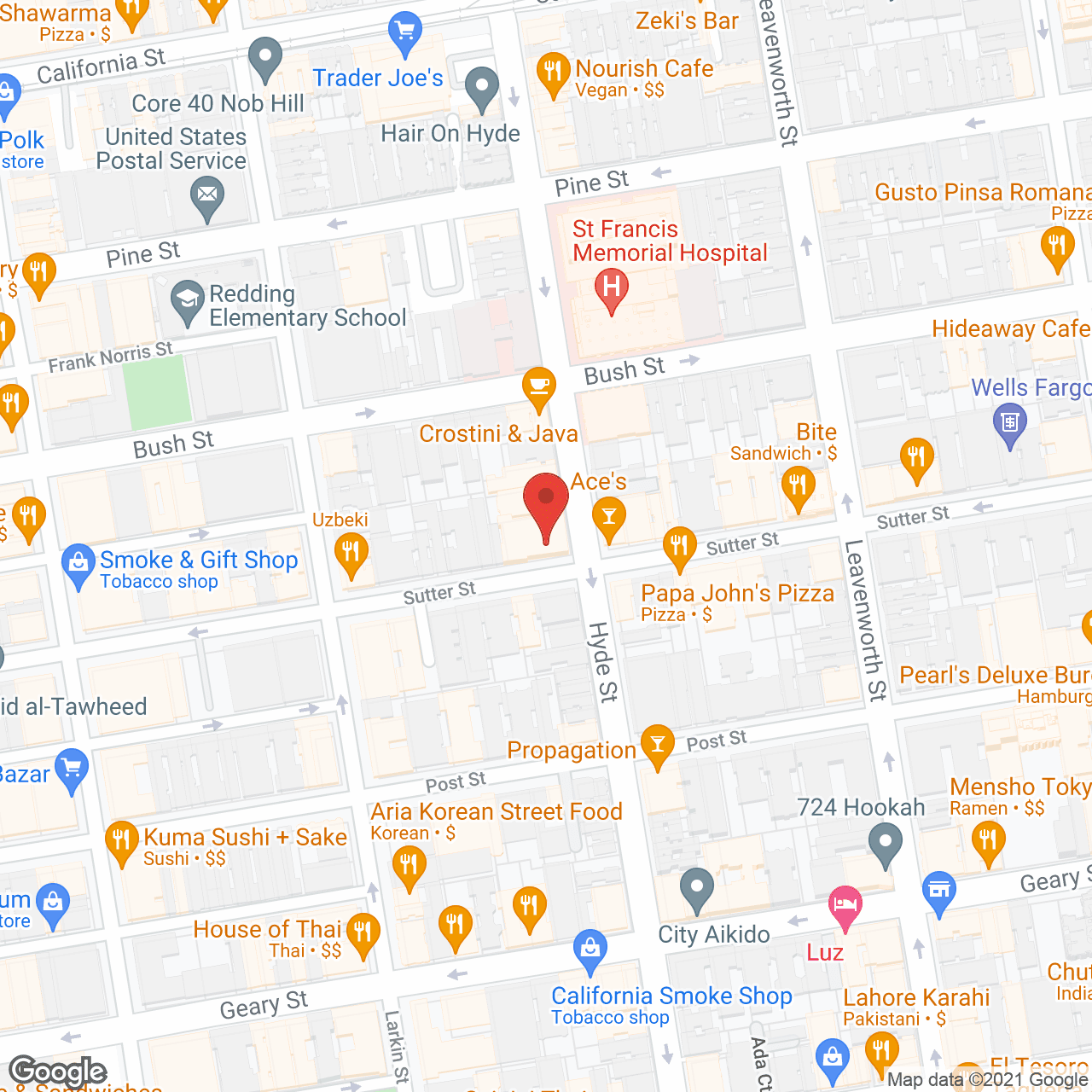 The Granada in google map