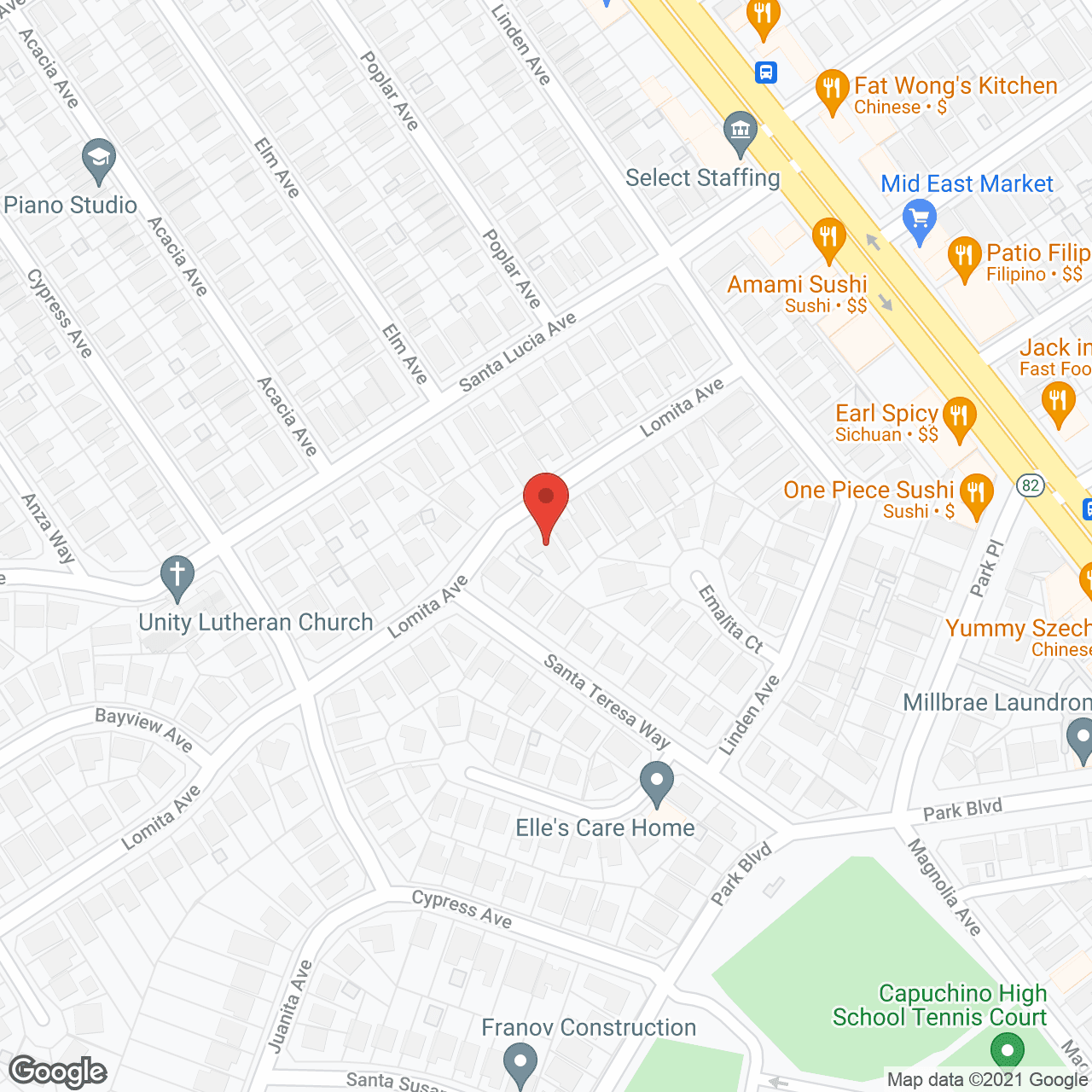 A Navarrete Inc (N0License) in google map