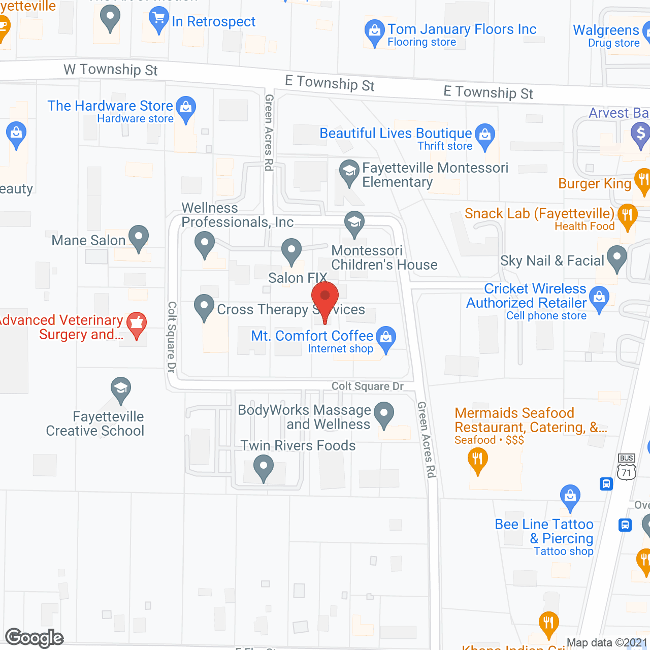 Area Agency On Aging in google map