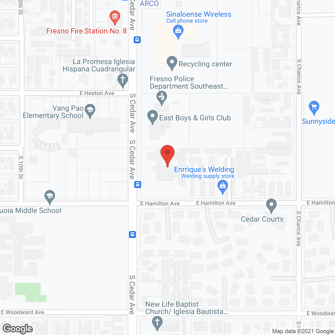 Sierra Vista Healthcare Center in google map
