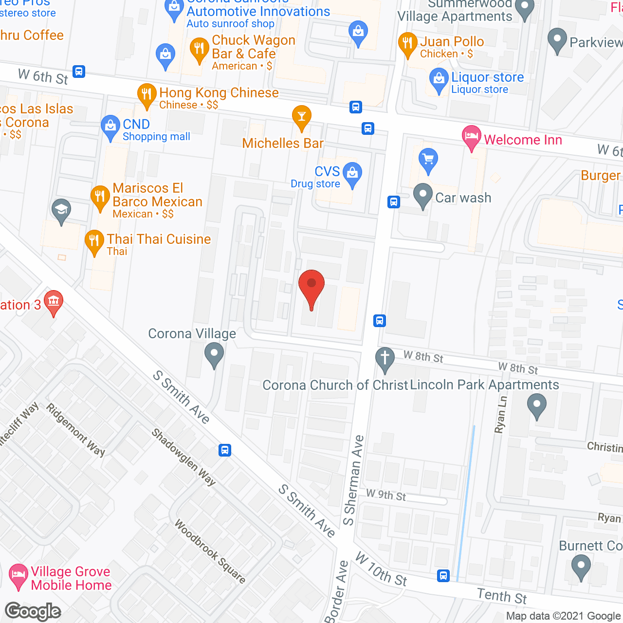 Emeritus Park Apartments in google map
