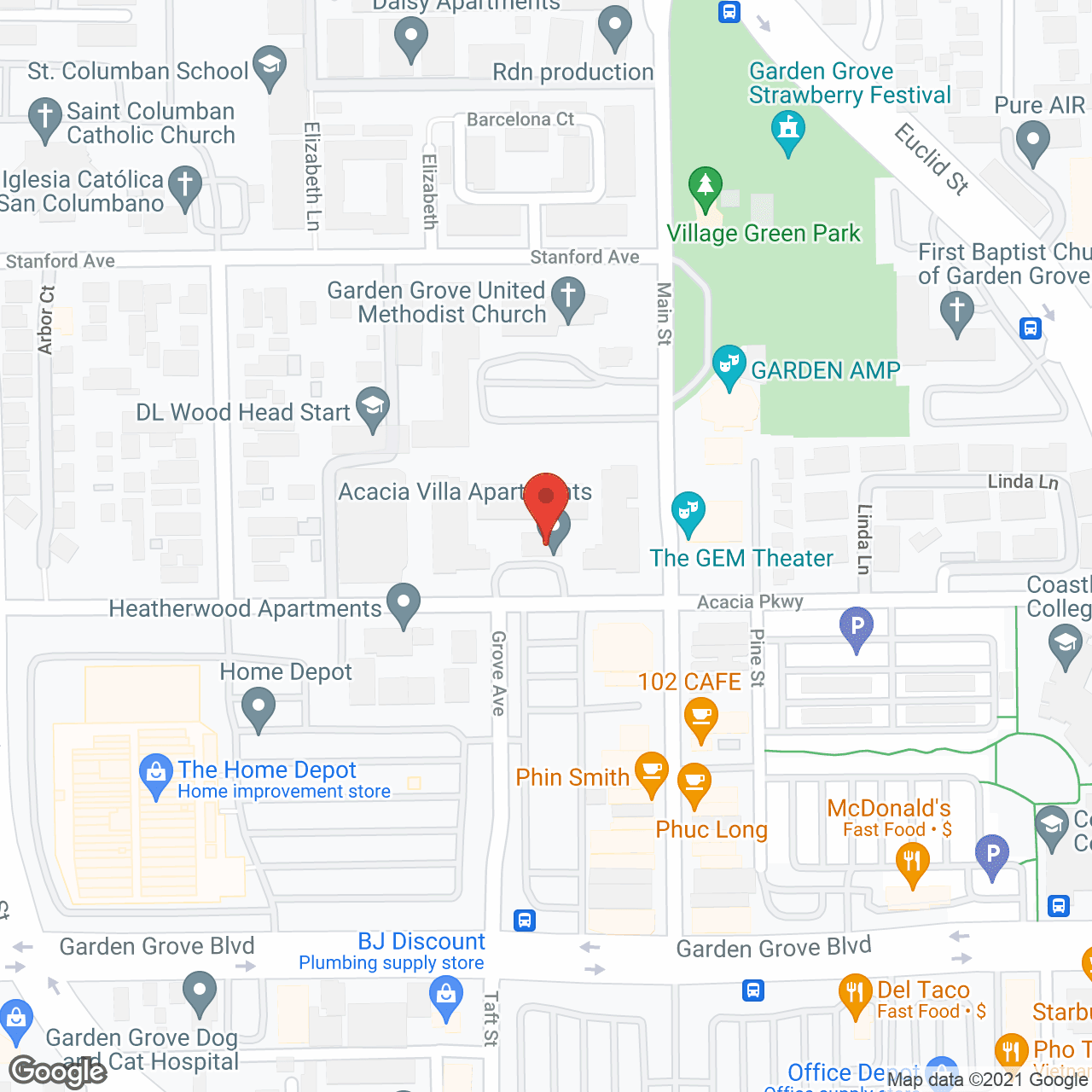 Acacia Villa Apartments in google map