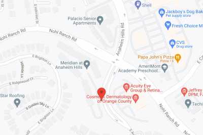 Meridian at Anaheim Hills in google map
