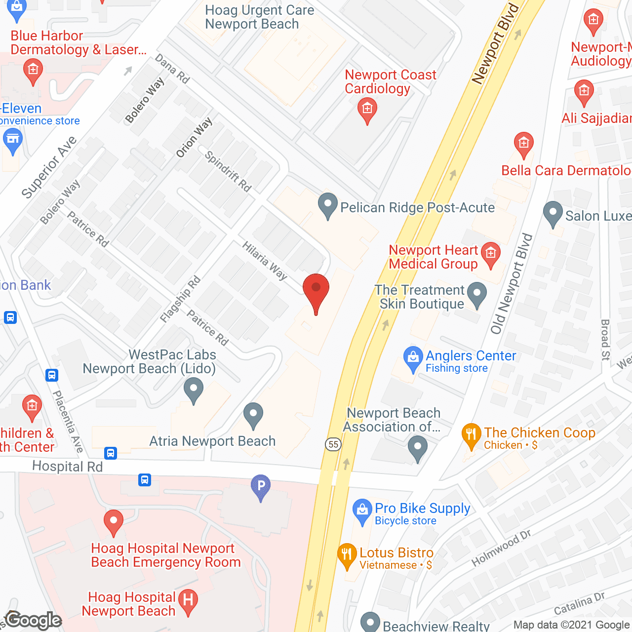 Newport Villa in google map