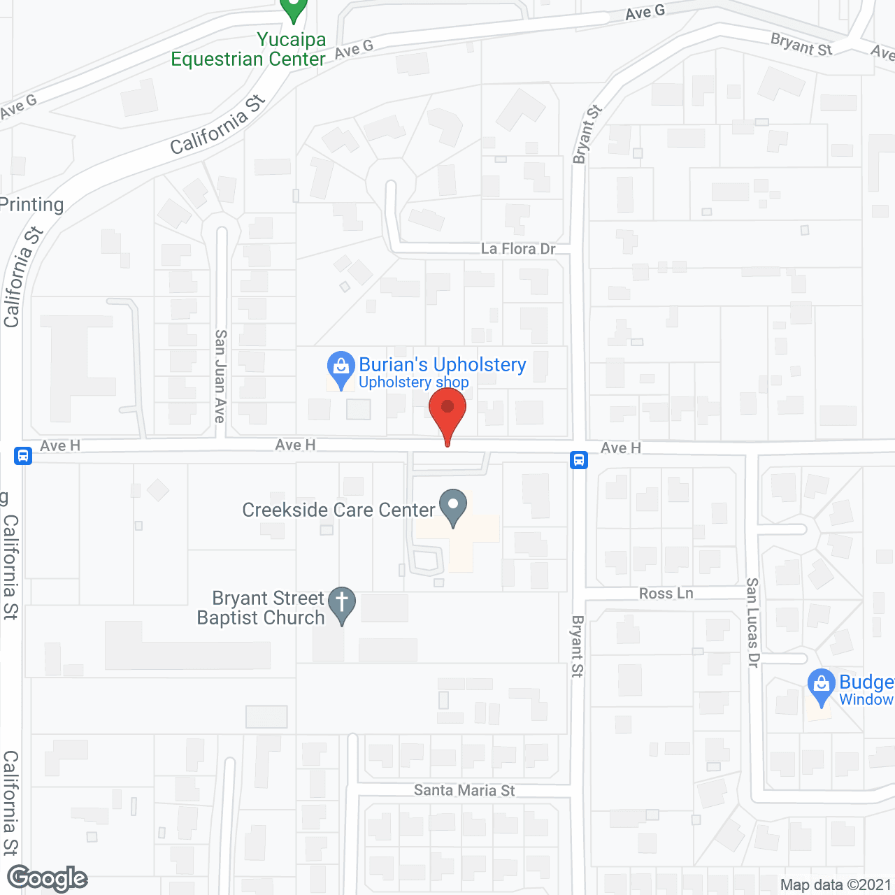 Creekside Care Center in google map