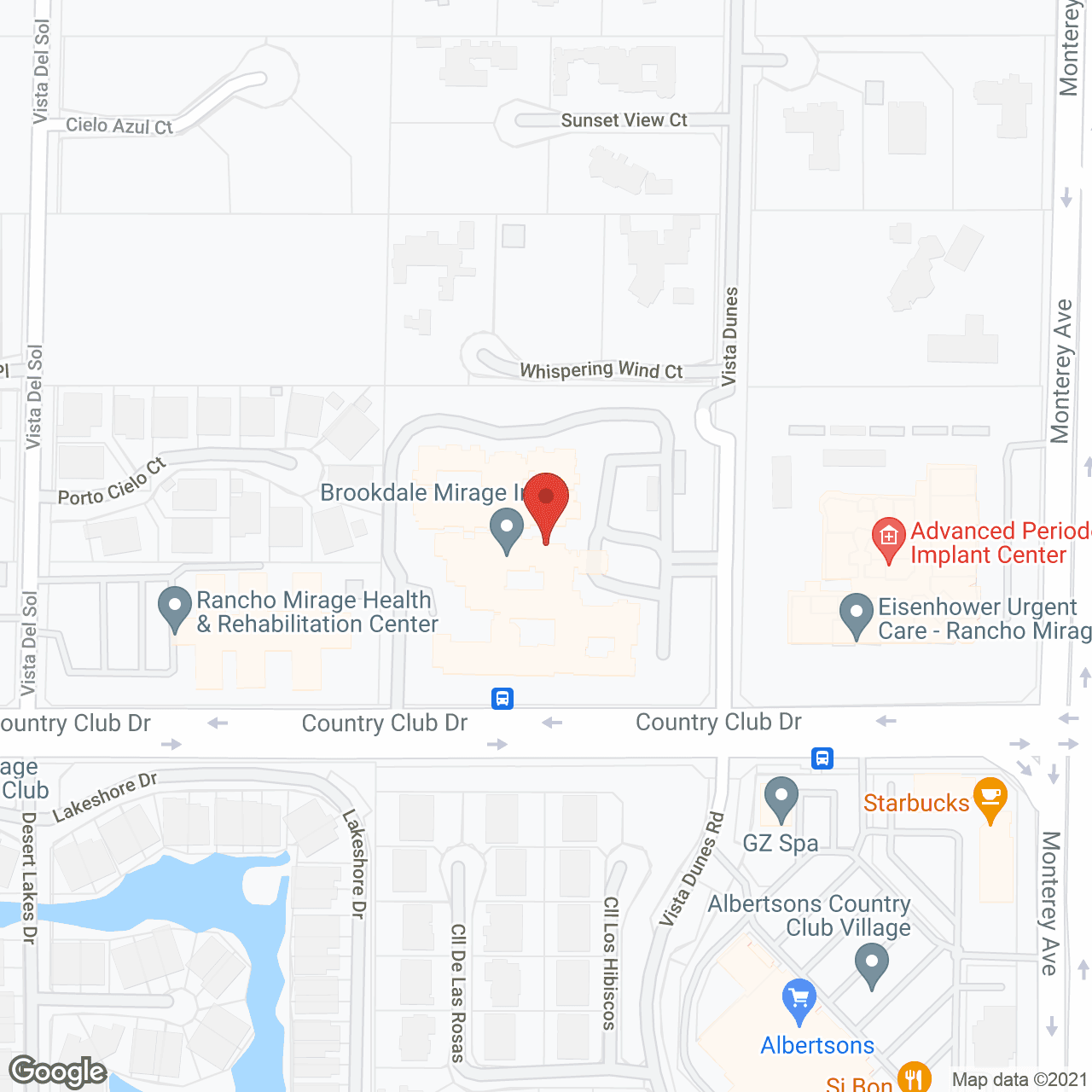 Brookdale Mirage Inn in google map