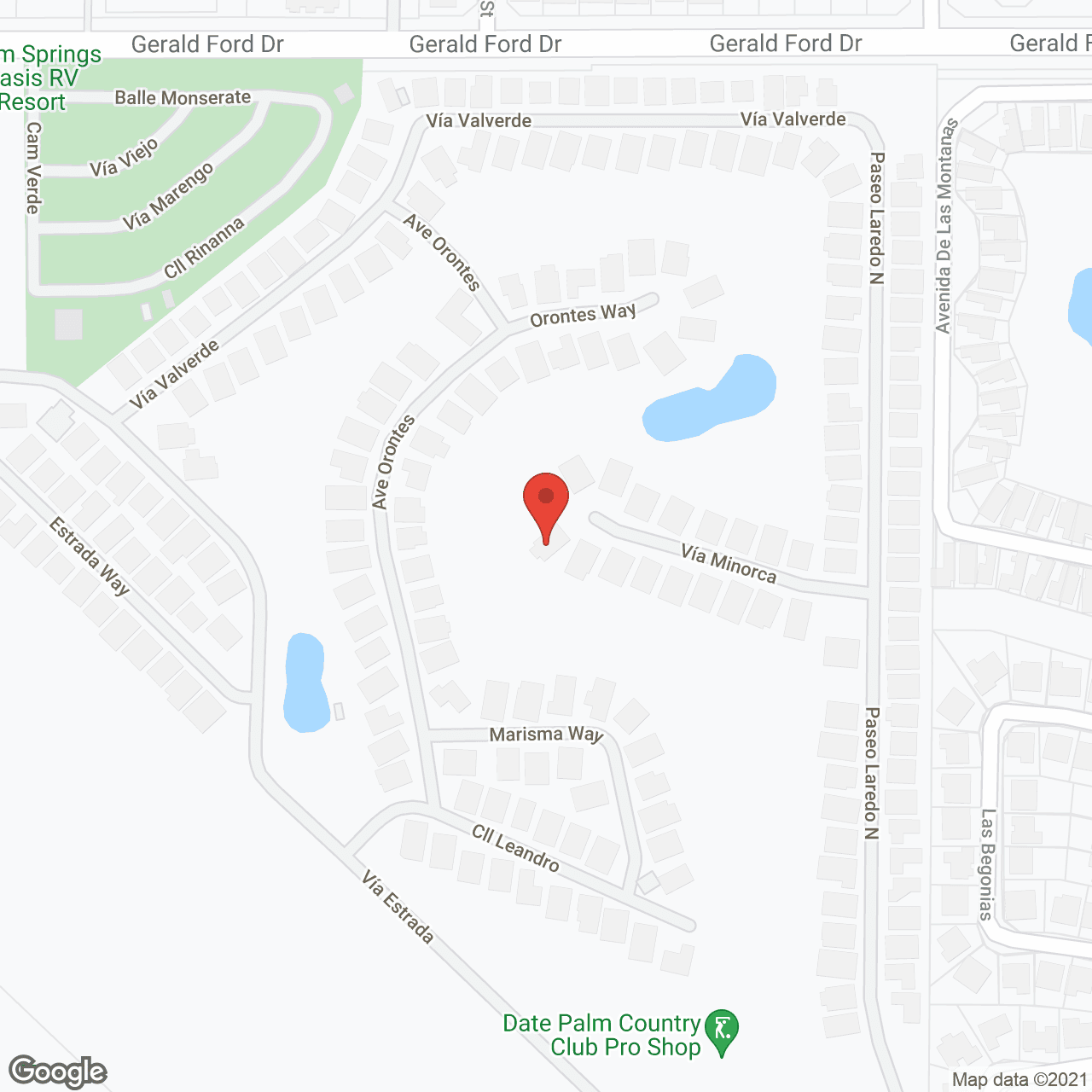 Date Palm Country Club in google map