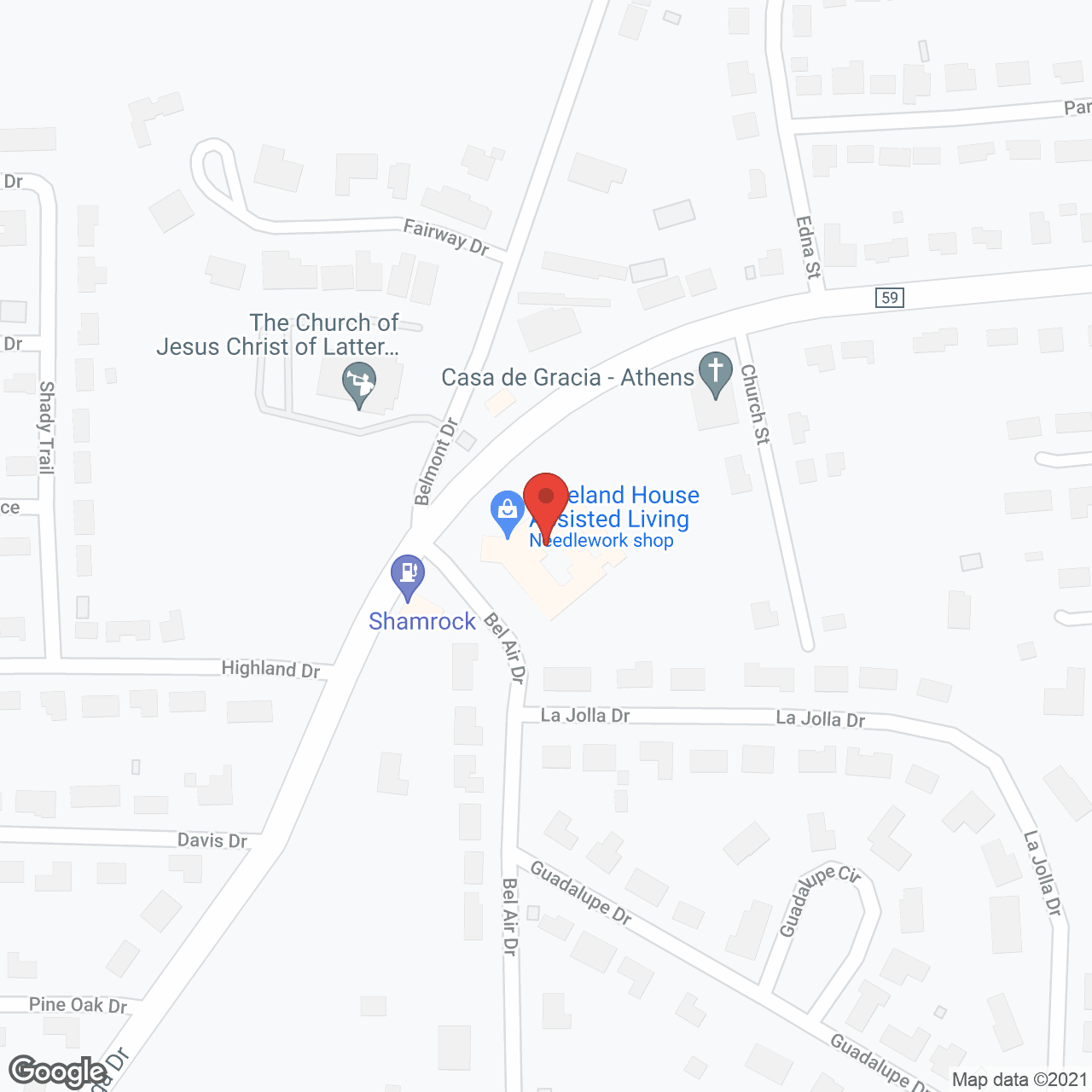 Lakeland House in google map