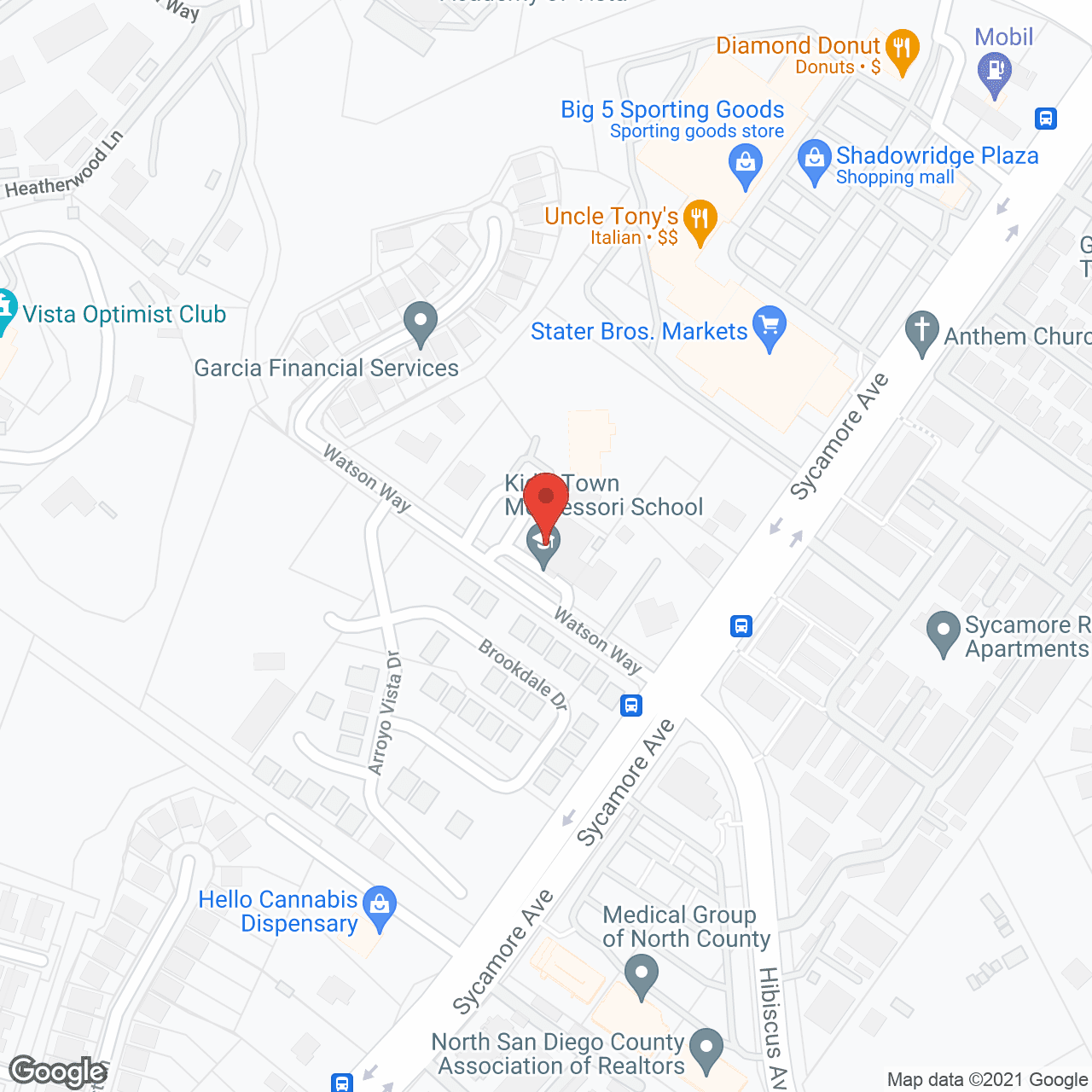 Shadowridge (Renovation Fall 2019) in google map