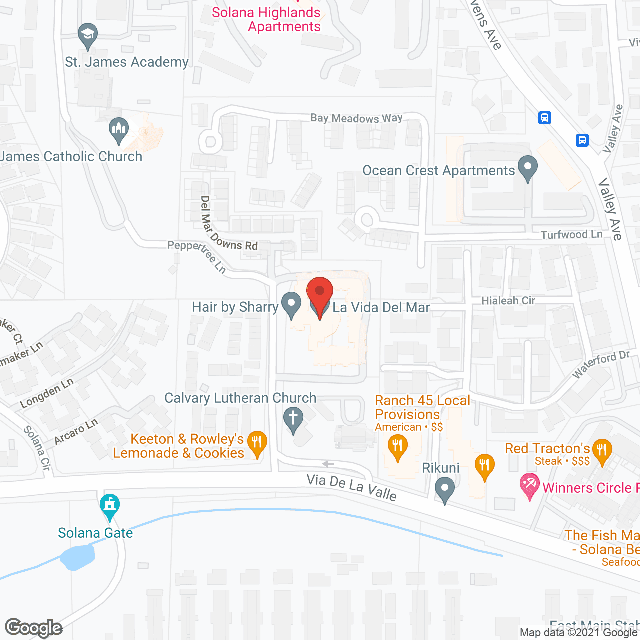 Ivy Park at Mission Viejo-DUPE Listing in google map