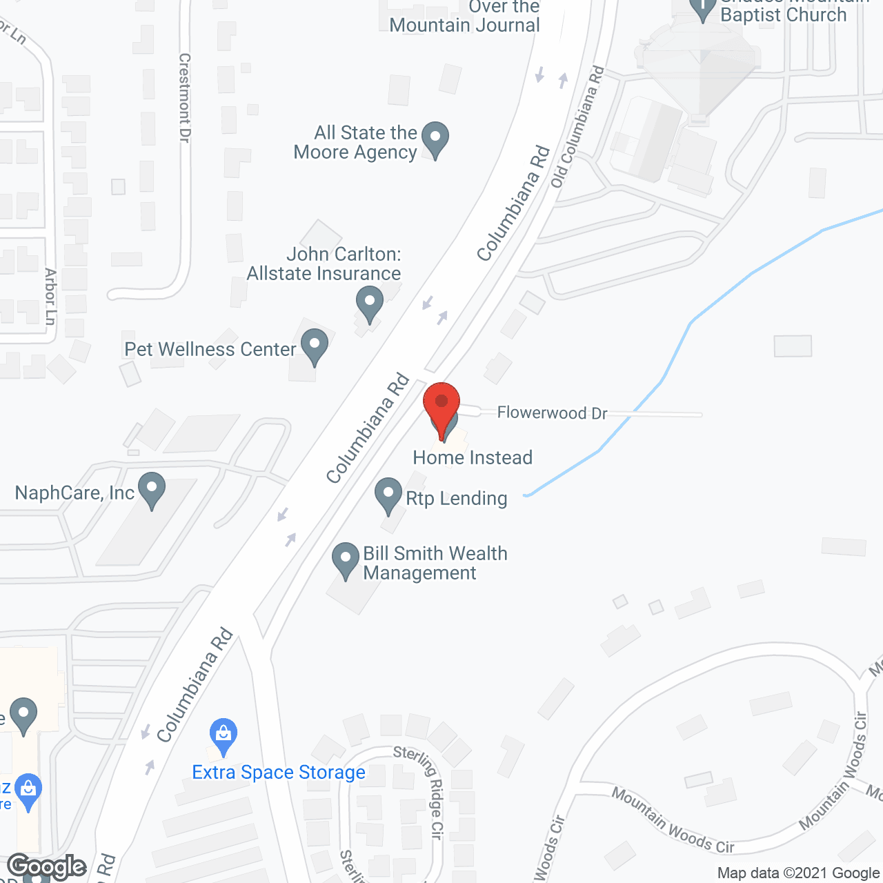 Home Instead - Birmingham, AL in google map