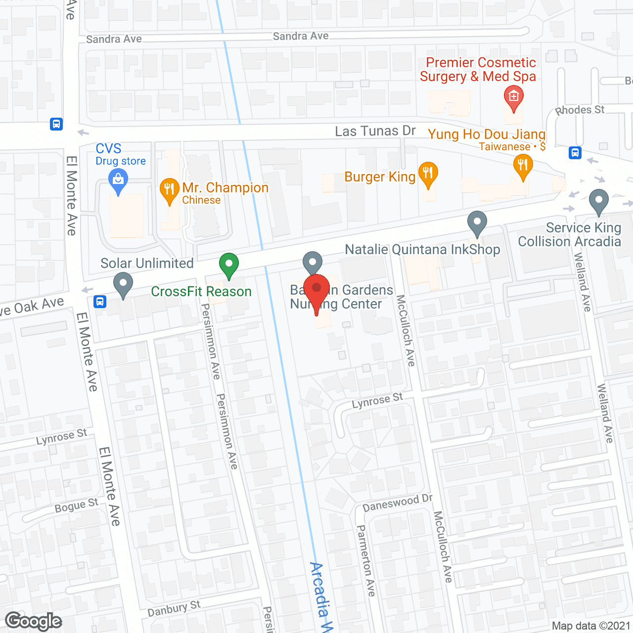 SunBridge Care Center for Temple City in google map