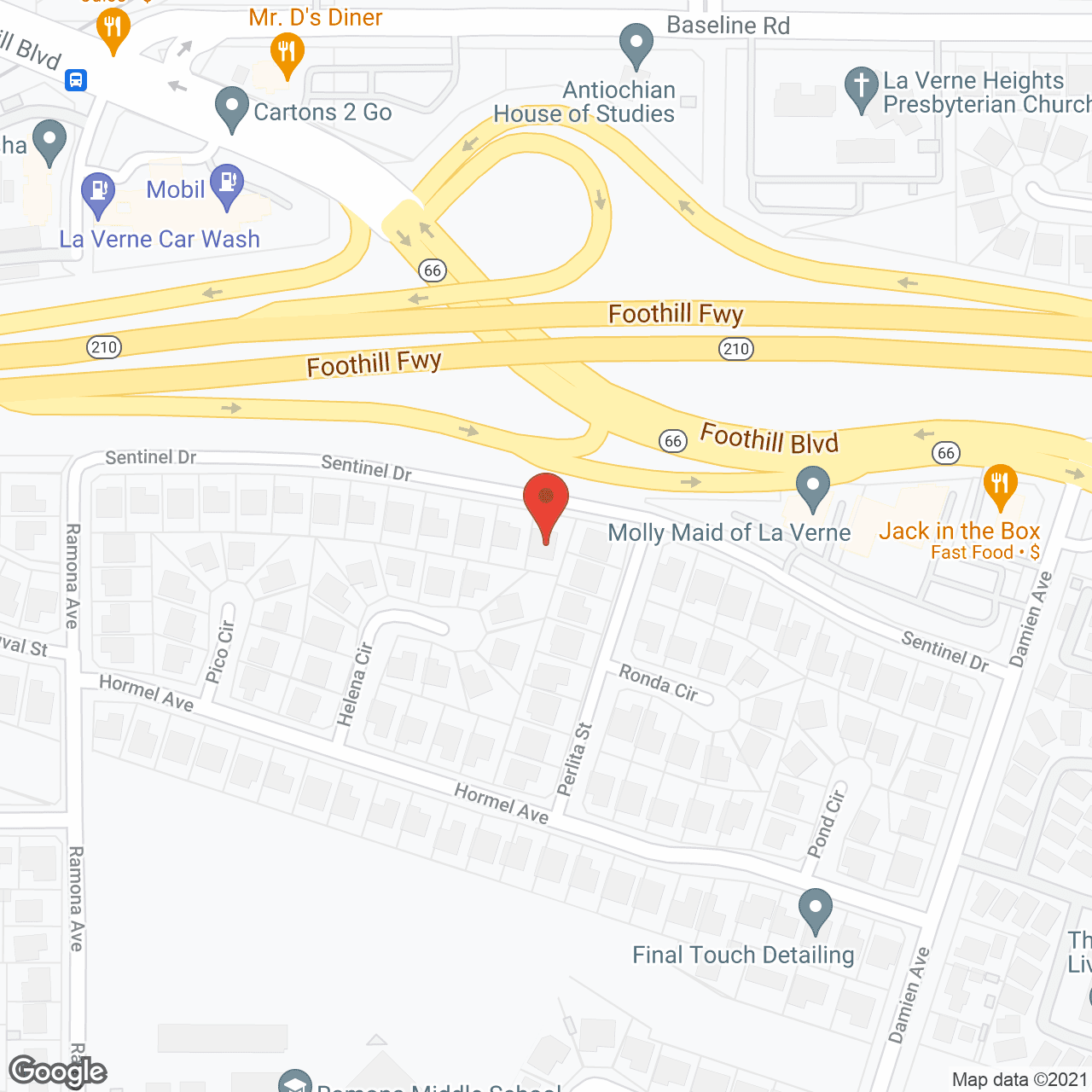 Zella Care Facility in google map