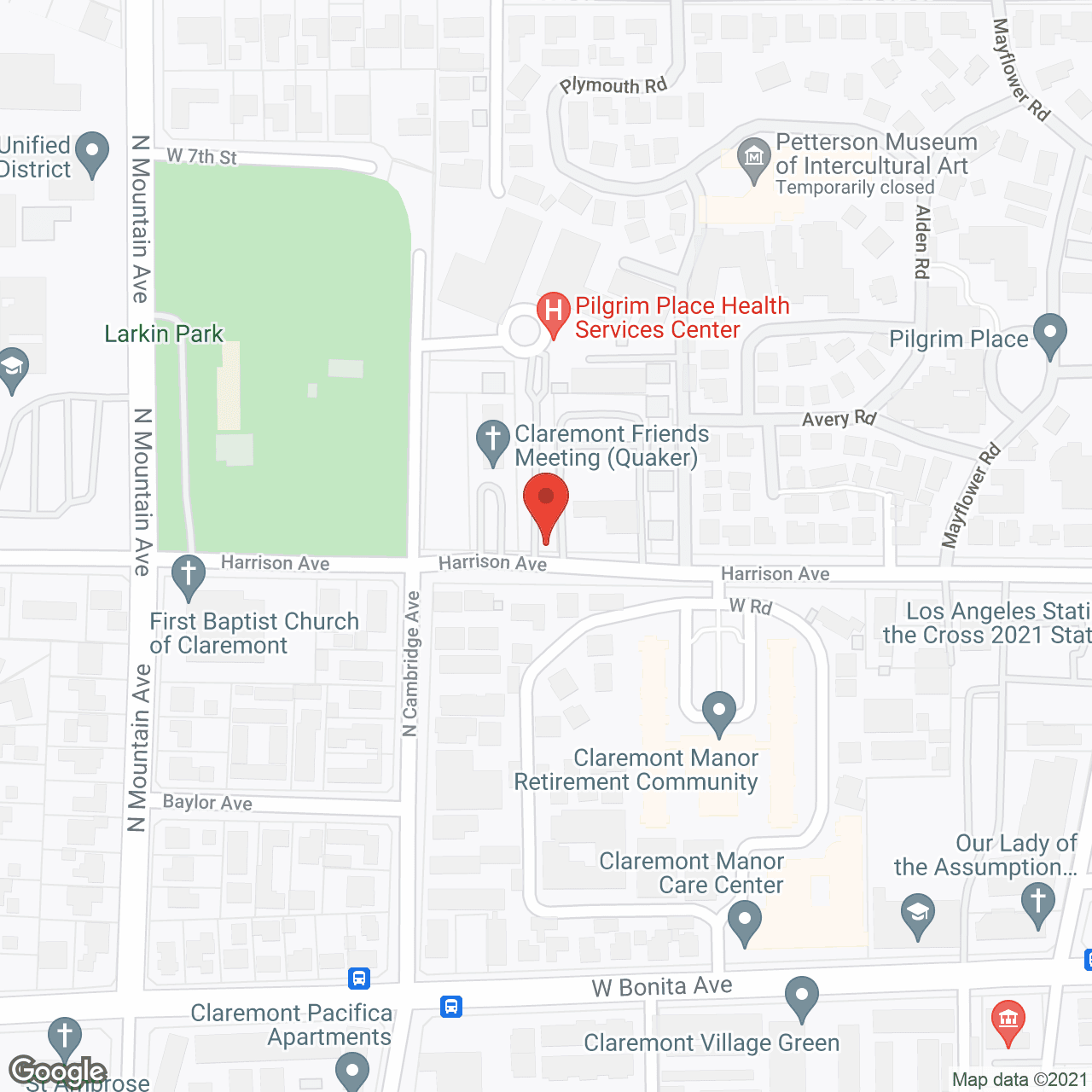 Pilgrim Place in google map
