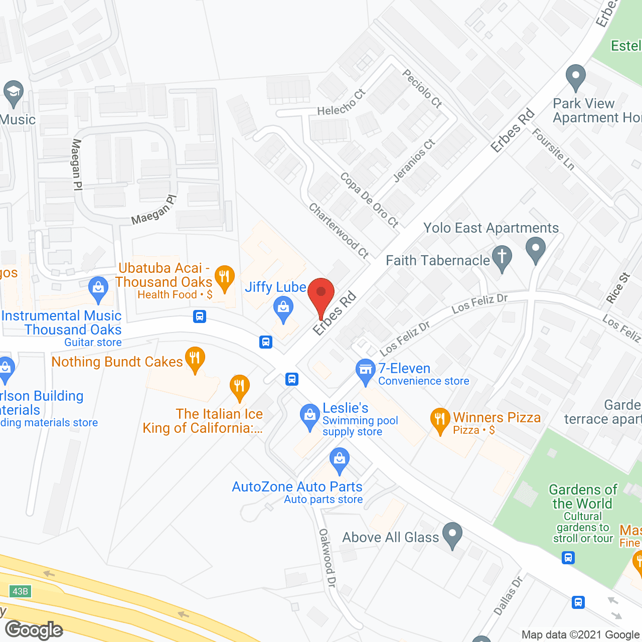 Royal Oaks Inn in google map
