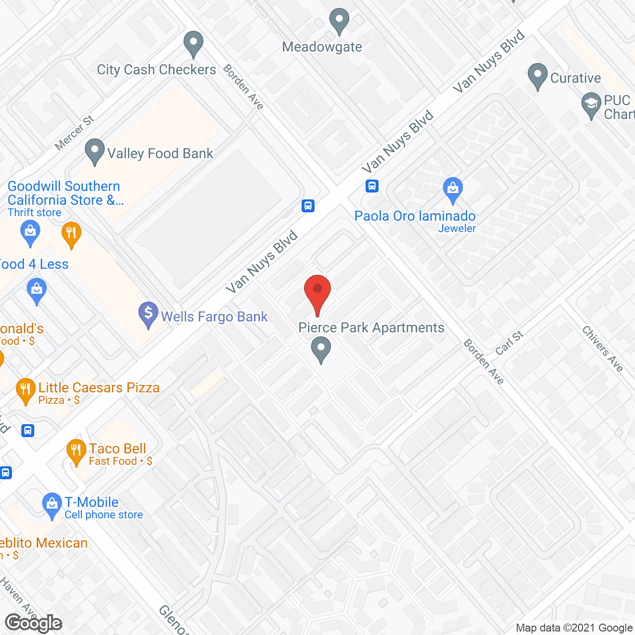 Nova Pierce Park in google map