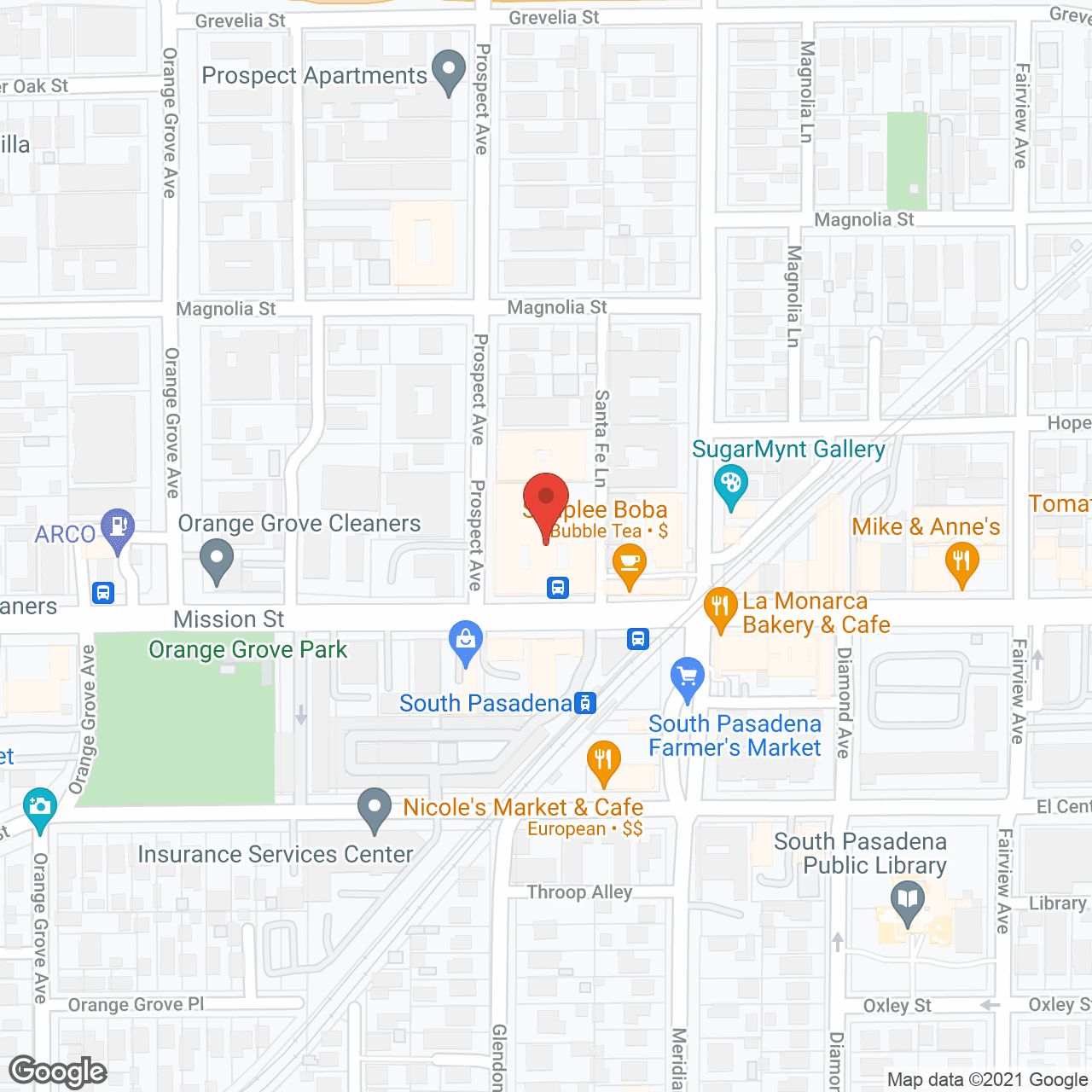 South Pasadena Cnvlscnt Hosp in google map