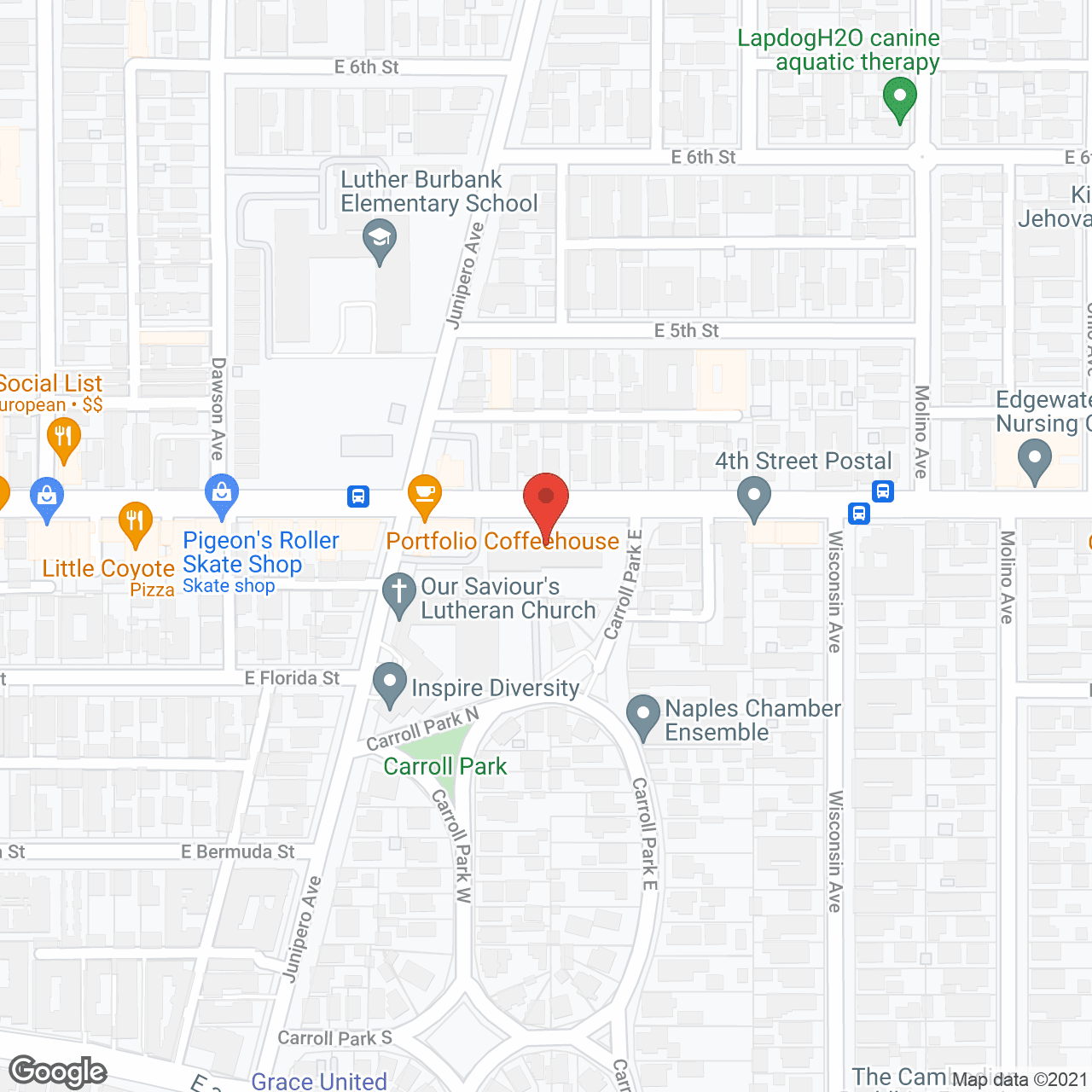 Lutheran Towers- Section 8/ HUD Hsg in google map