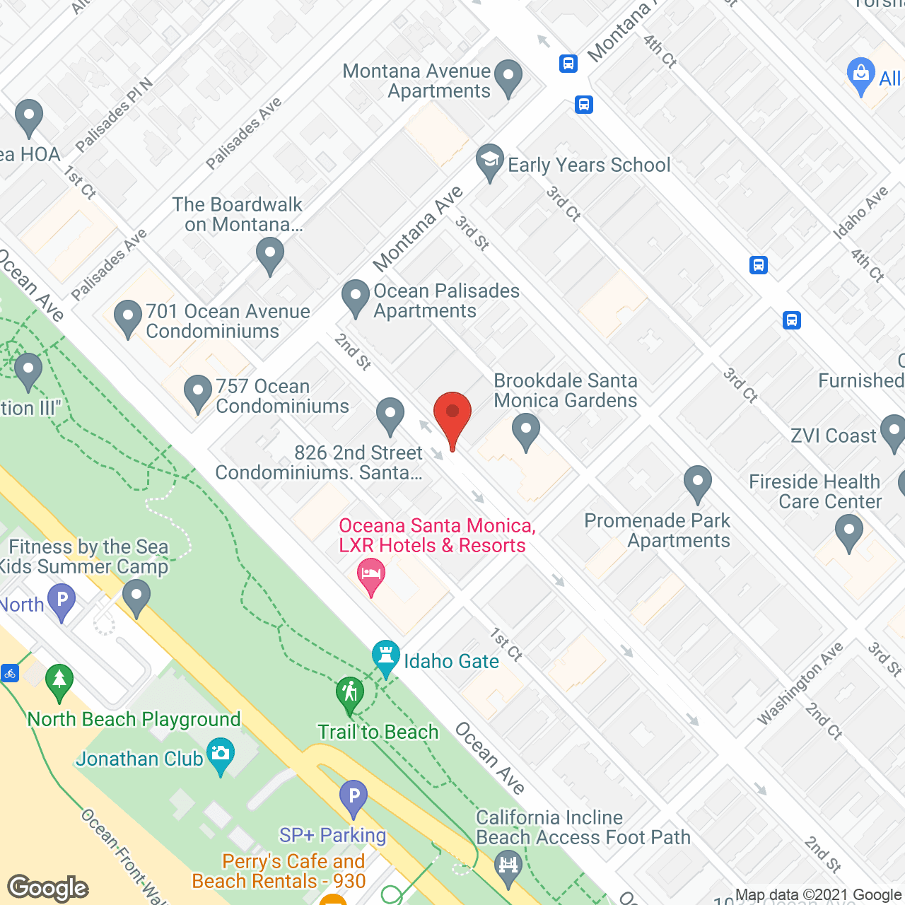 Brookdale Santa Monica Gardens in google map