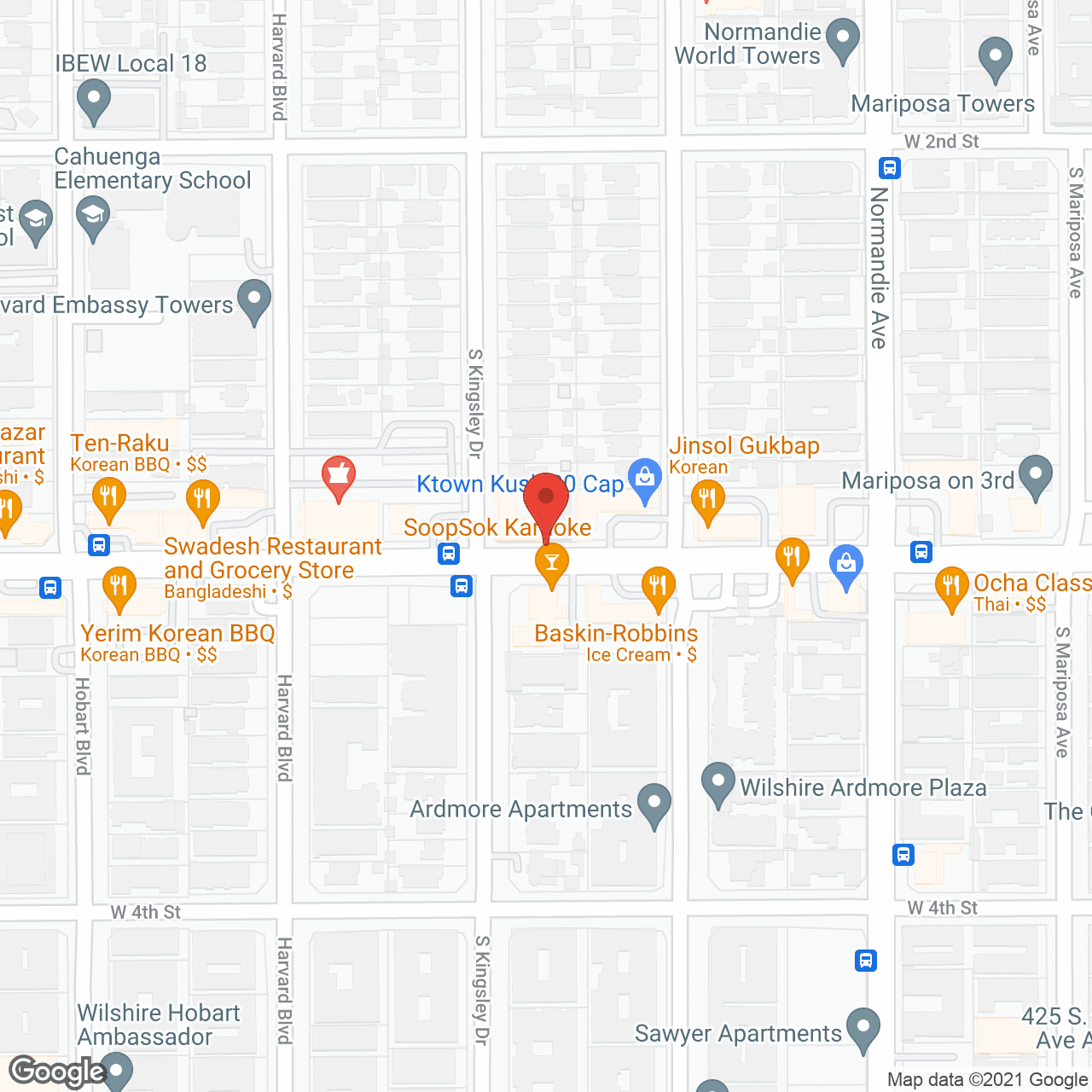 Kipling Residential Hotel in google map