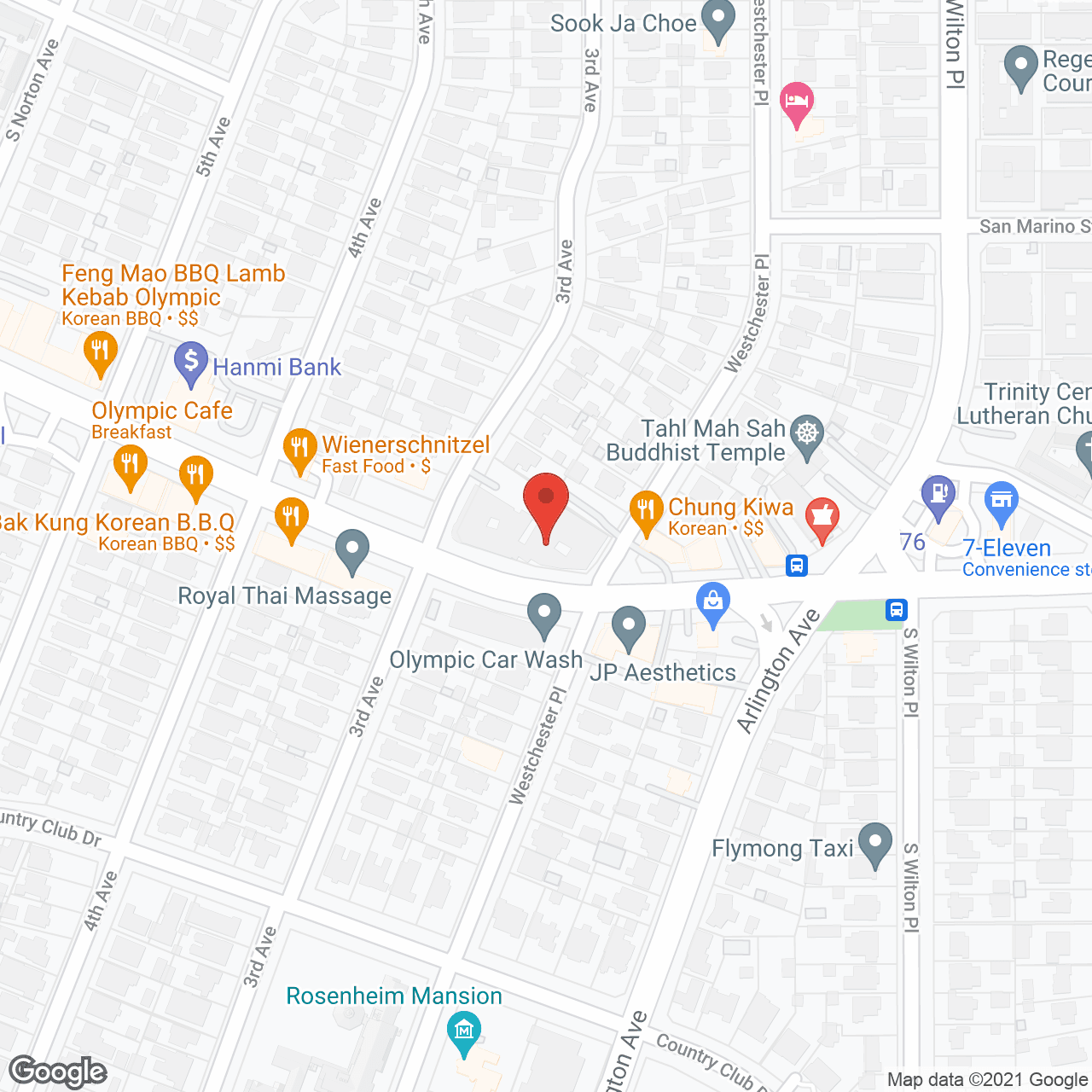 Alcott Rehabilitation Hospital in google map