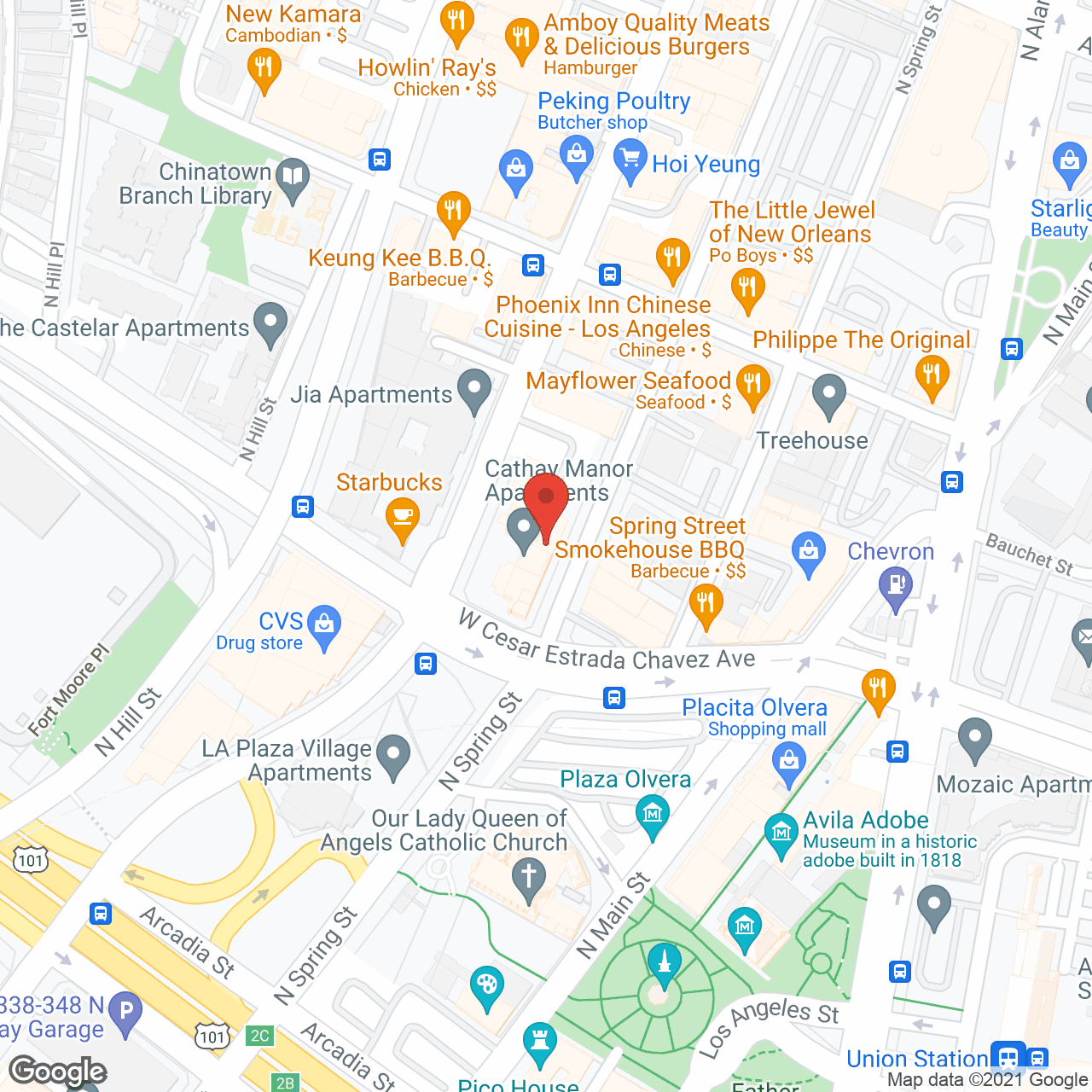 Cathay Manor Apartments in google map