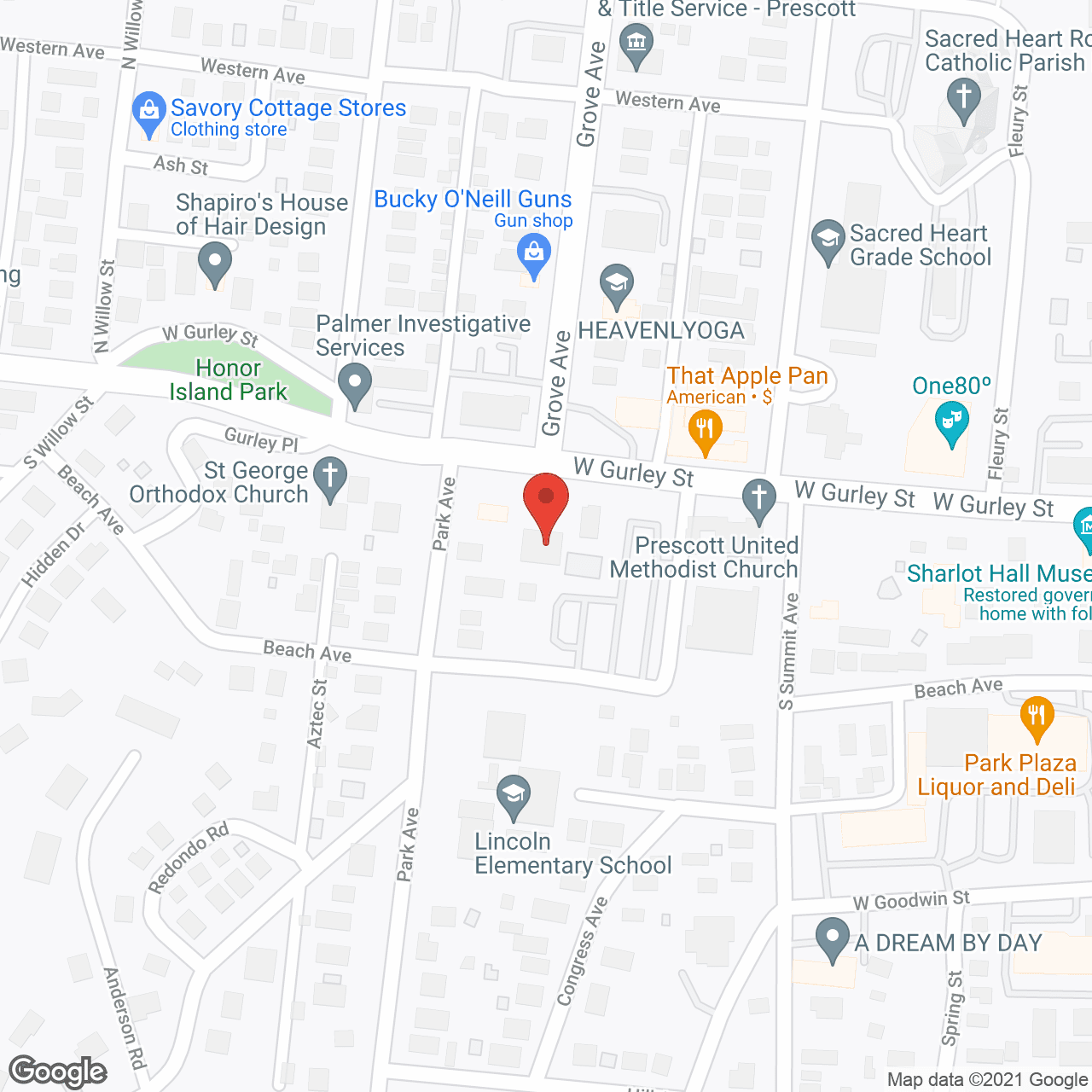 Prescott Manor in google map