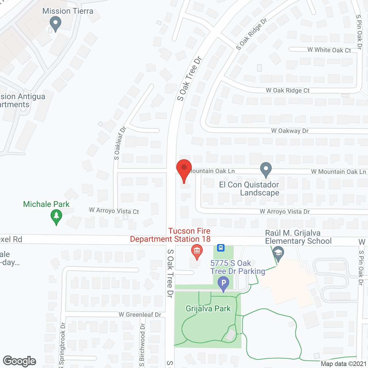 Oakridge At Midvale in google map