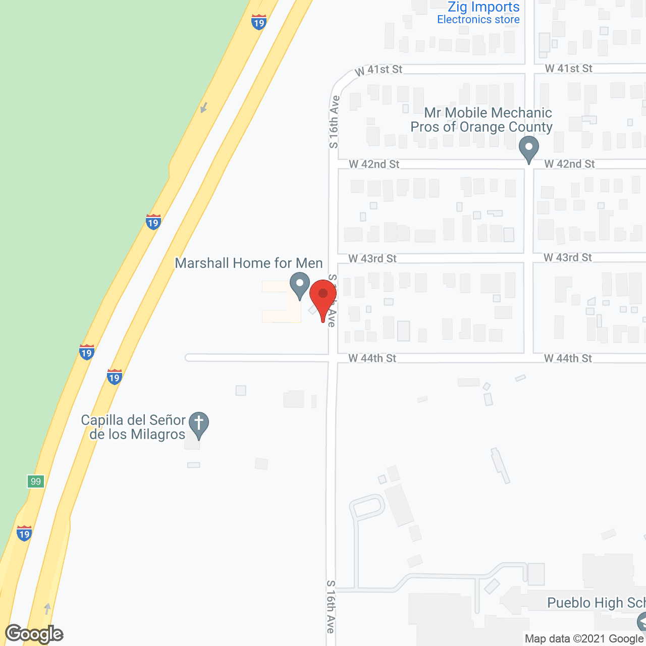 Marshall Home For Men in google map