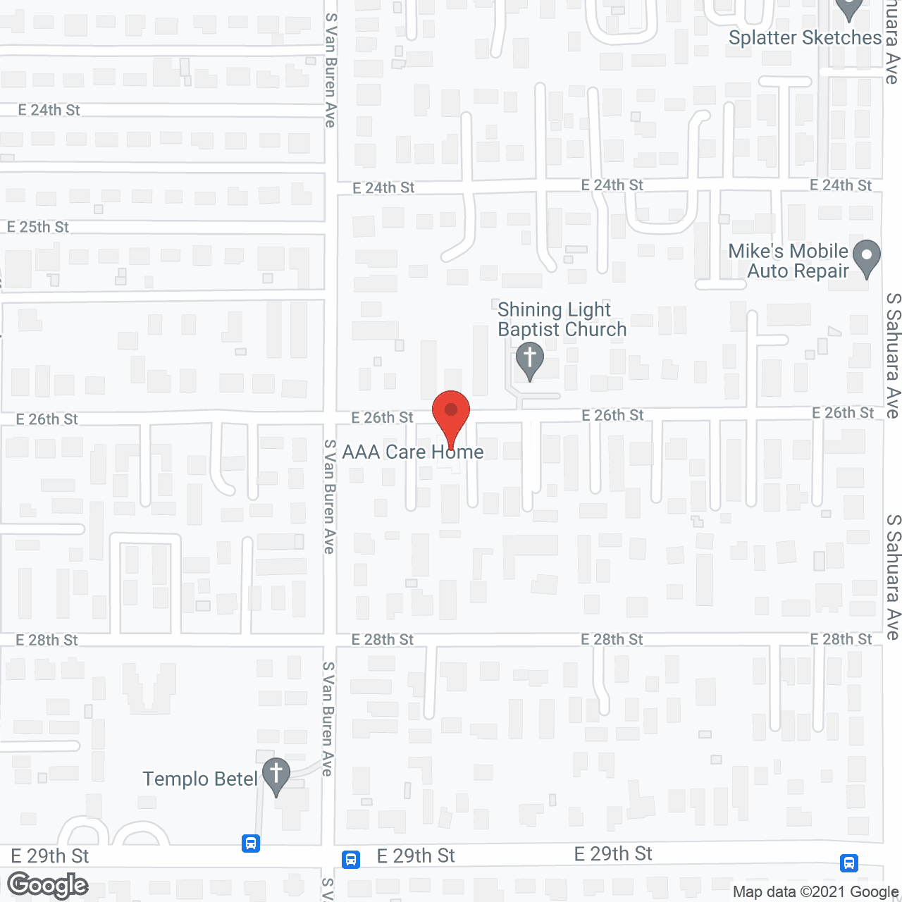 Aaa Care Home in google map