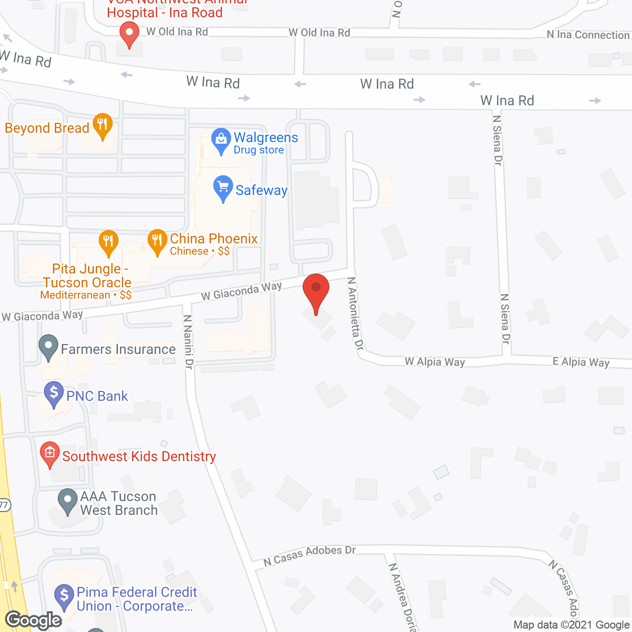 North Hills Adult Care Home in google map