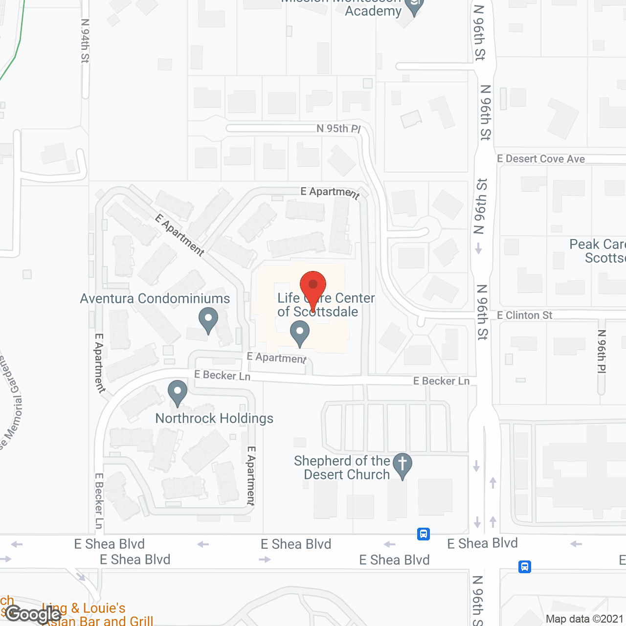 Life Care Center of Scottsdale in google map