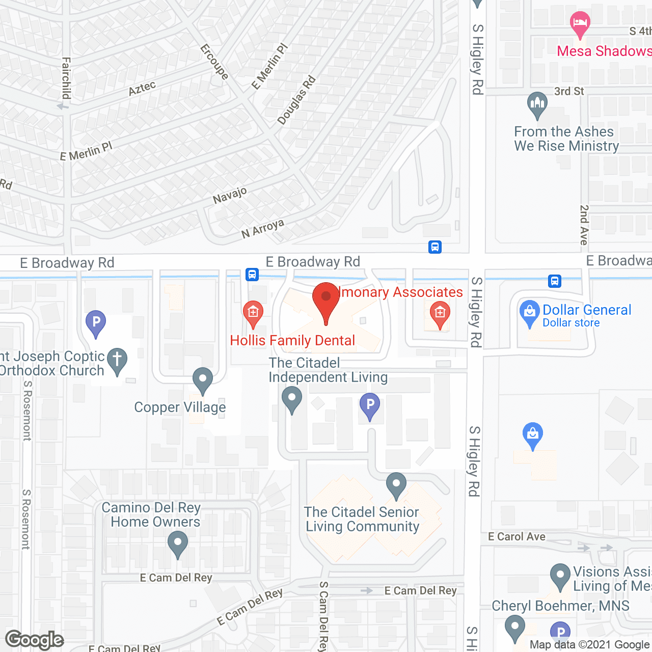 Citadel Care Center in google map