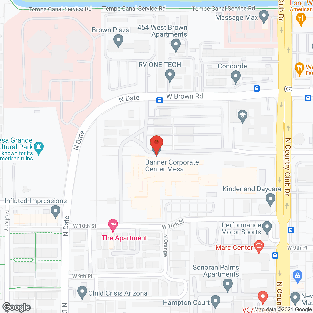 Mesa Lutheran Hospital Trnstnl in google map